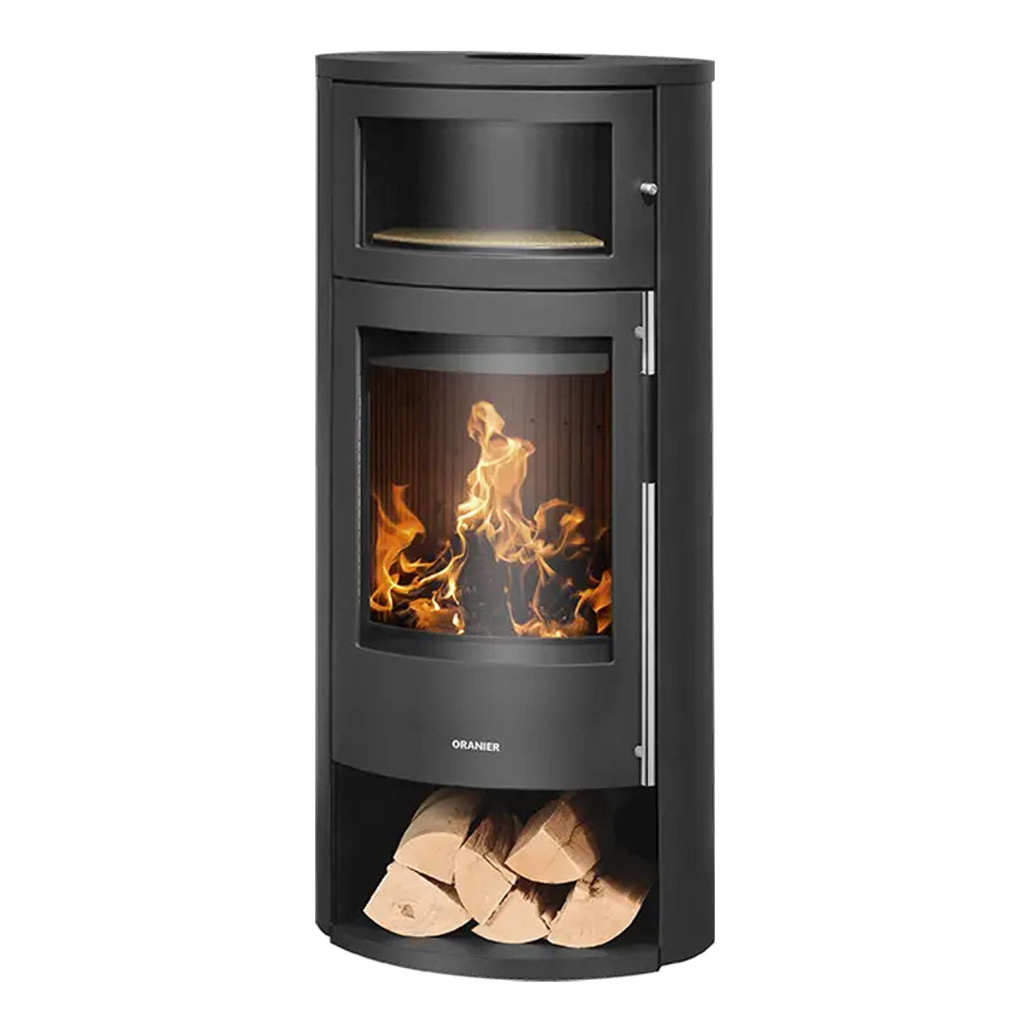 Oranier Polar Neo Bakery Kaminofen Stahl Schwarz