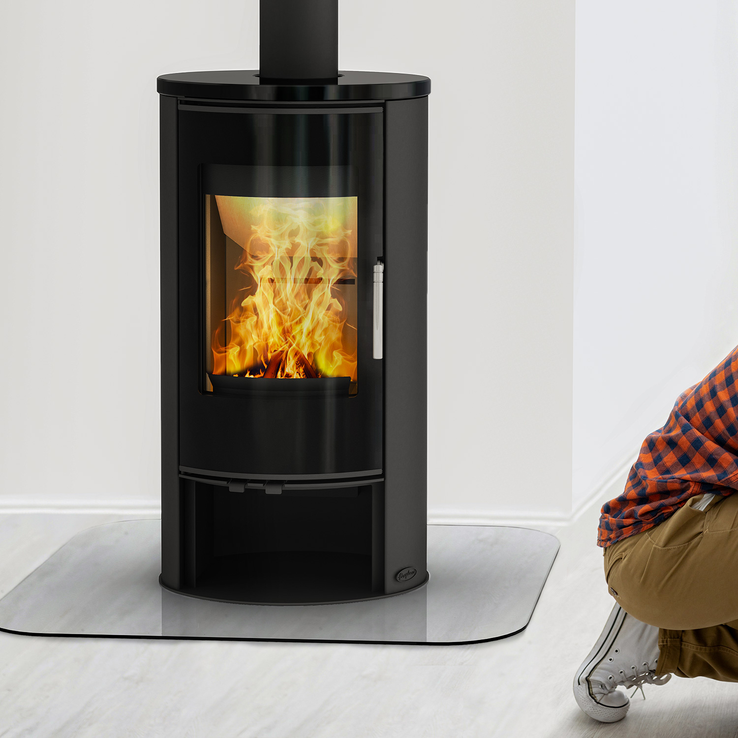 Fireplace Elite Kobe Kaminofen Keramik Schwarz + 1 m³ Kaminholz gratis Fireplace Elite Kobe Kaminofen Keramik Schwarz + 1 m³ Kaminholz gratis