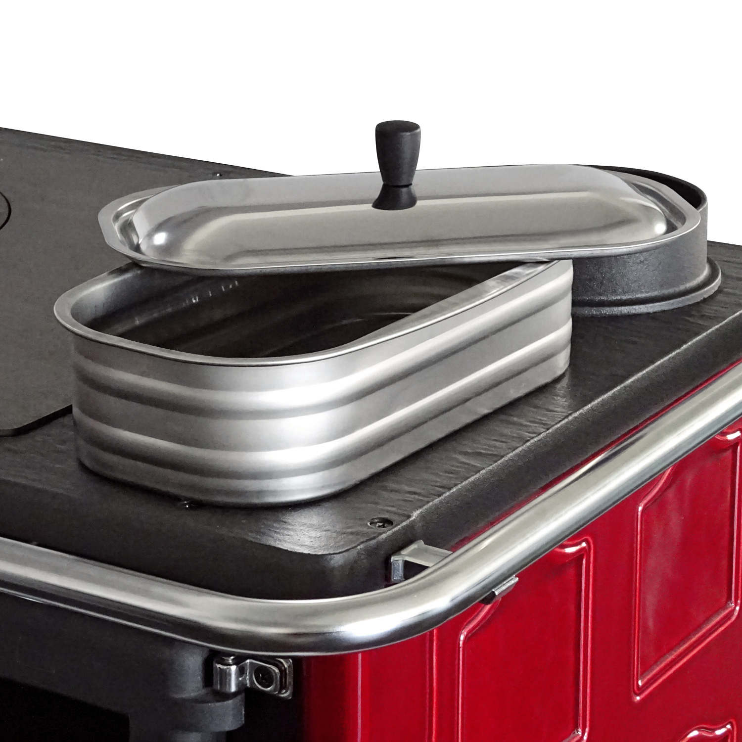 La Nordica Küchenofen Wasserschiff Inox 4,5 La Nordica Küchenofen Wasserschiff Inox 4,5