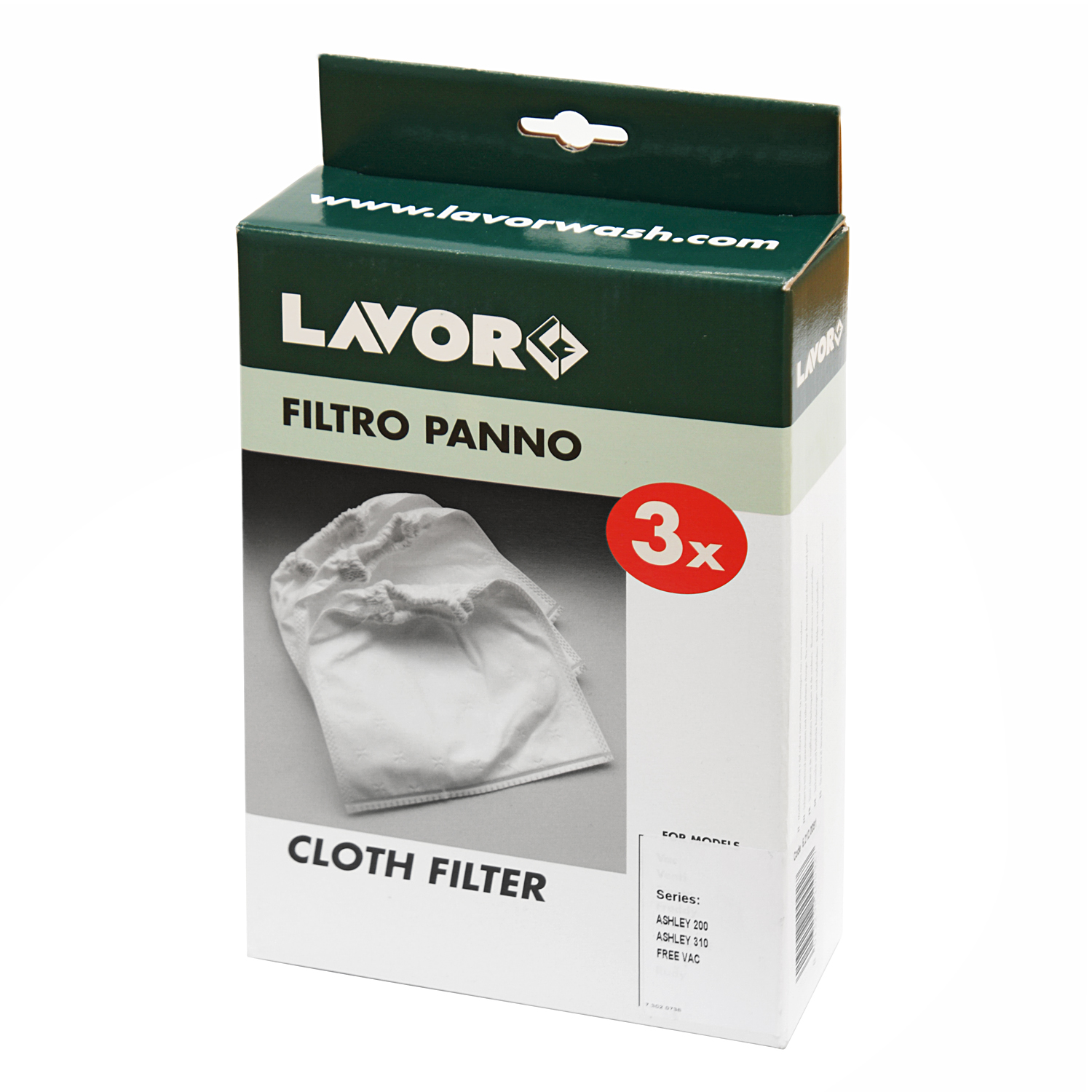 Lavor Filter 3er-Pack für Akku-Aschesauger Free VAC 3-in-1-Sauger Lavor Filter 3er-Pack für Akku-Aschesauger Free VAC 3-in-1-Sauger