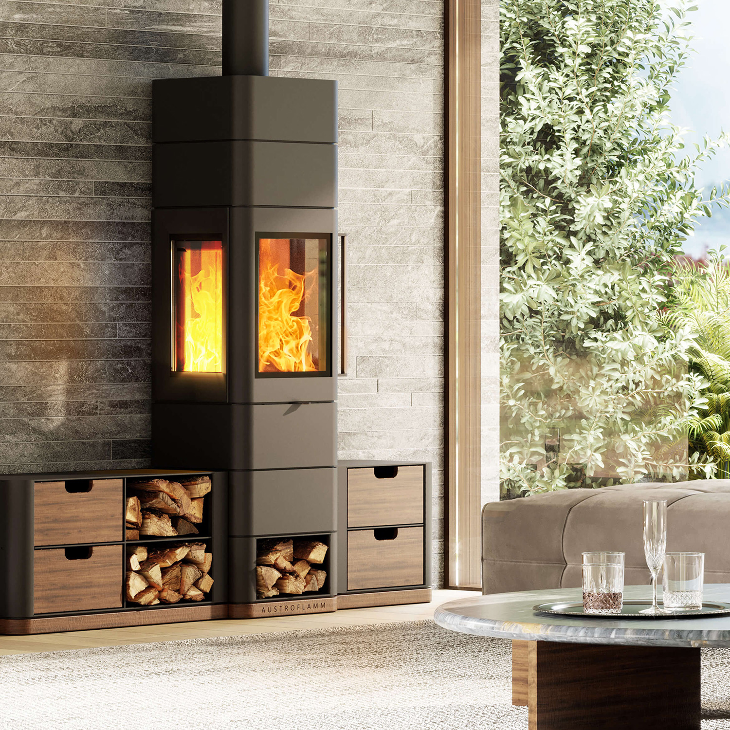 Austroflamm Ivy Heat Memory System