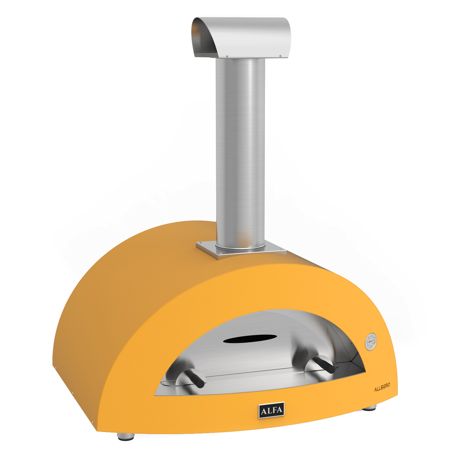 Alfa Forni Allegro Pizzaofen Gelb ohne Unterbau + Ventura Pizza-Set (4-tlg.) gratis Alfa Forni Allegro Pizzaofen Gelb ohne Unterbau + Ventura Pizza-Set (4-tlg.) gratis