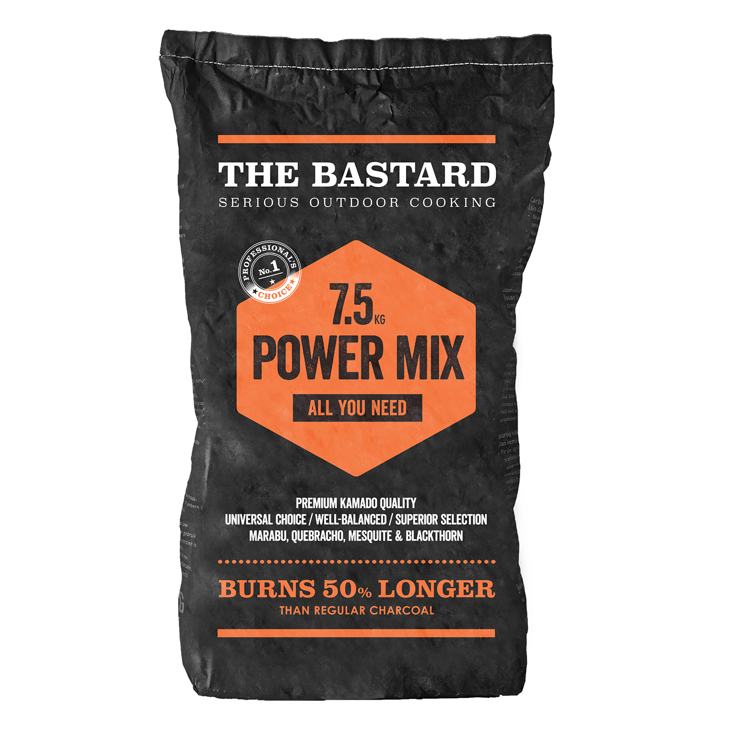 The Bastard Power Mix Holzkohle 7,5 kg The Bastard Power Mix Holzkohle 7,5 kg
