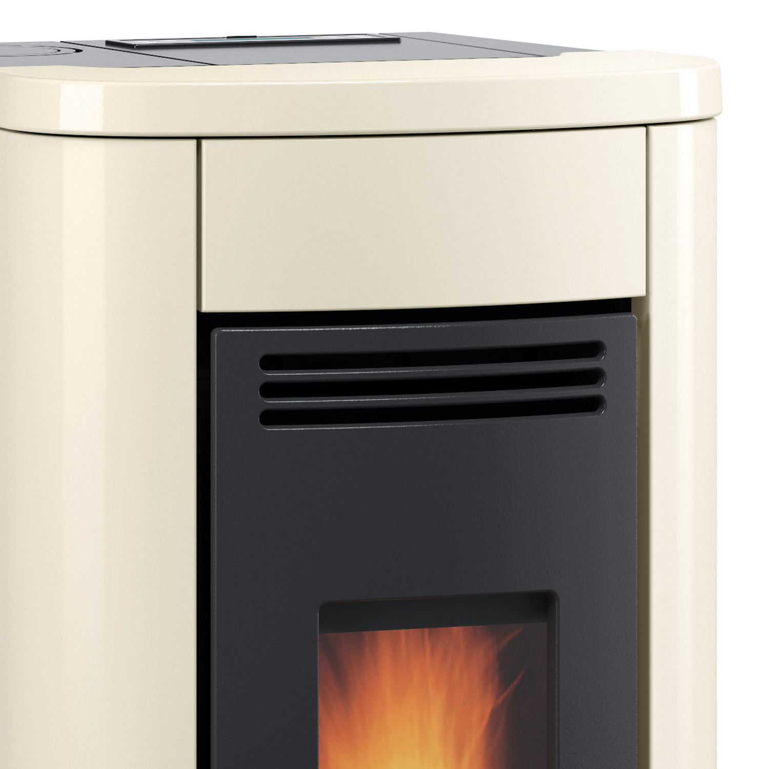 Extraflame Klaudia Plus 5.0 Pelletofen Stahl Elfenbein