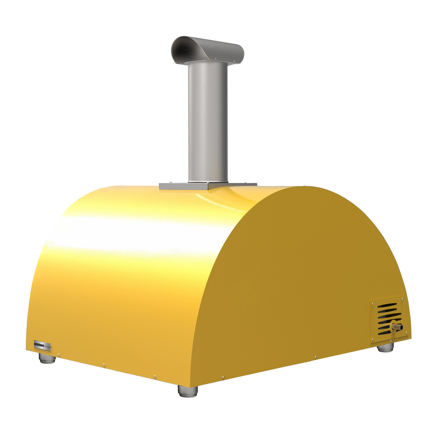 Alfa Moderno 5 Pizze Pizzaofen Hybrid Fire Yellow