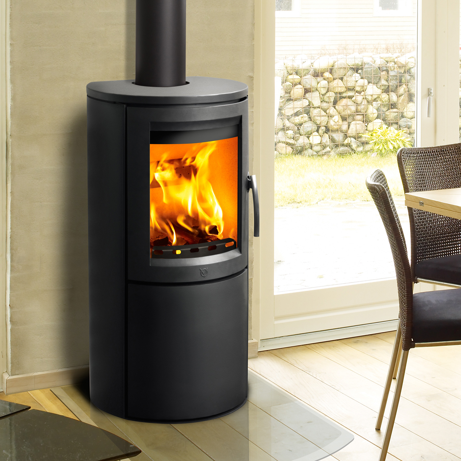Varde Aura 1 Kaminofen Stahl Schwarz Varde Aura 1 Kaminofen Stahl Schwarz