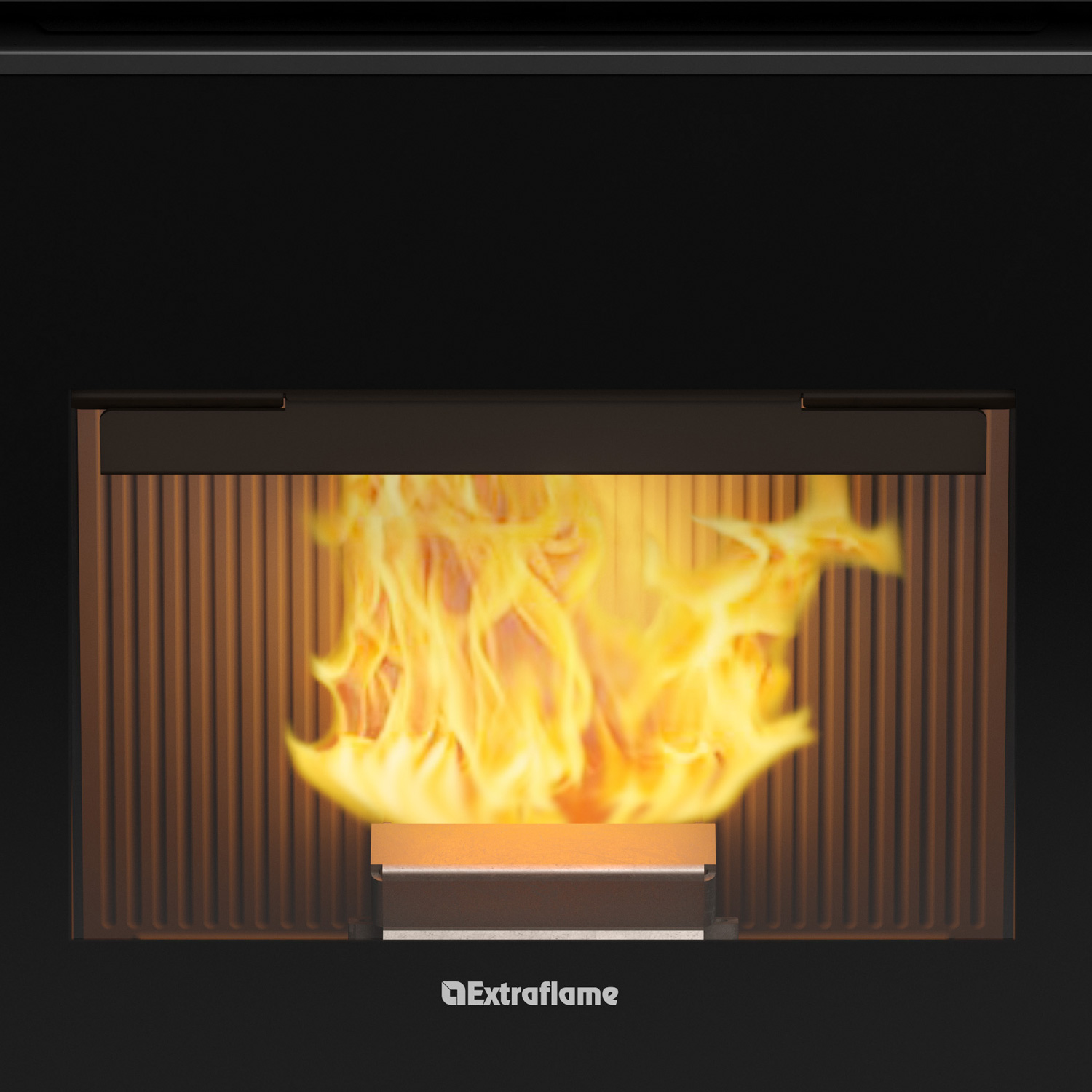 Extraflame Comfort P70 Air Plus Pelleteinsatz Stahl Schwarz