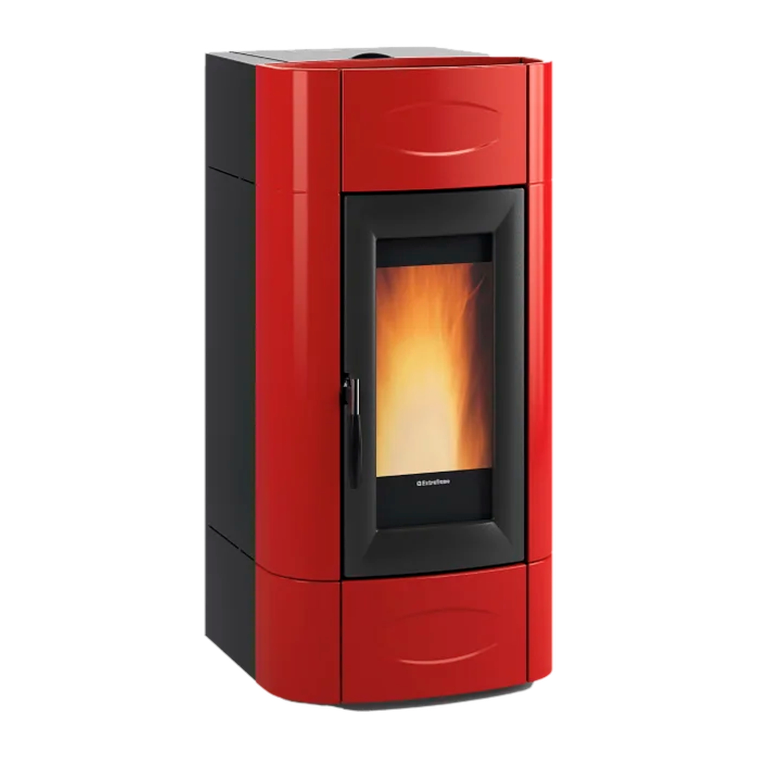 Extraflame Evolution Line ISIDORA IDRO H20 5.0 wassergeführter Pelletofen Bordeaux