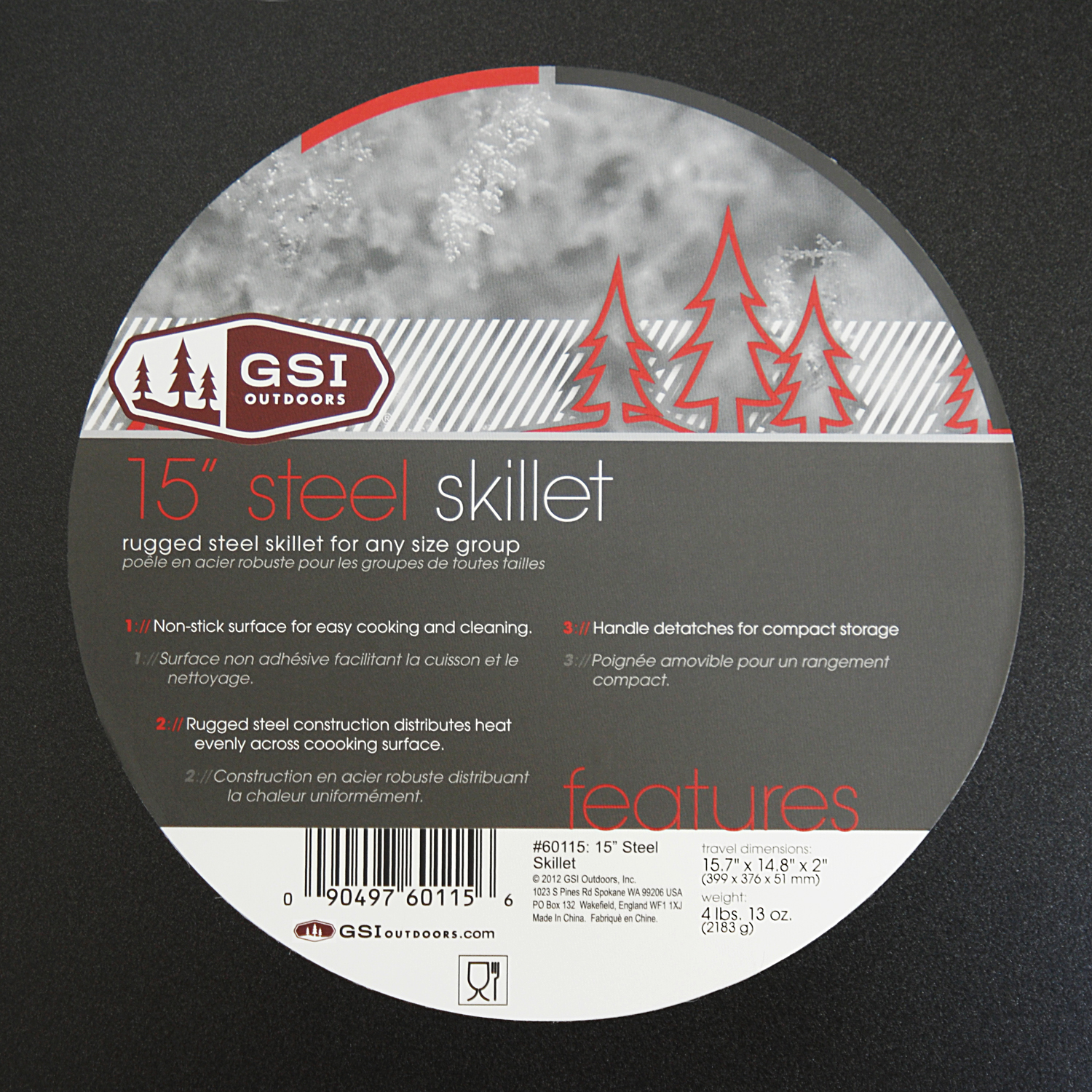 GSI Outdoors Stahlpfanne 15" GSI Outdoors Stahlpfanne 15"