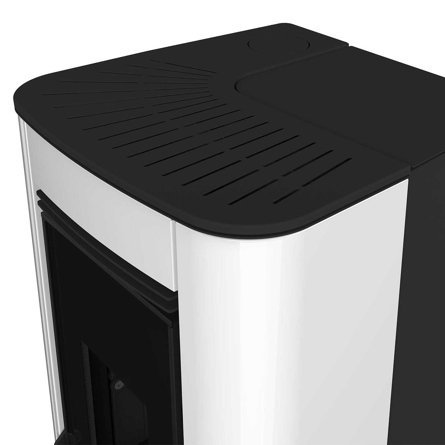 Extraflame Evolution Line Ilary Plus Pelletofen Stahl Weiß Extraflame Evolution Line Ilary Plus Pelletofen Stahl Weiß