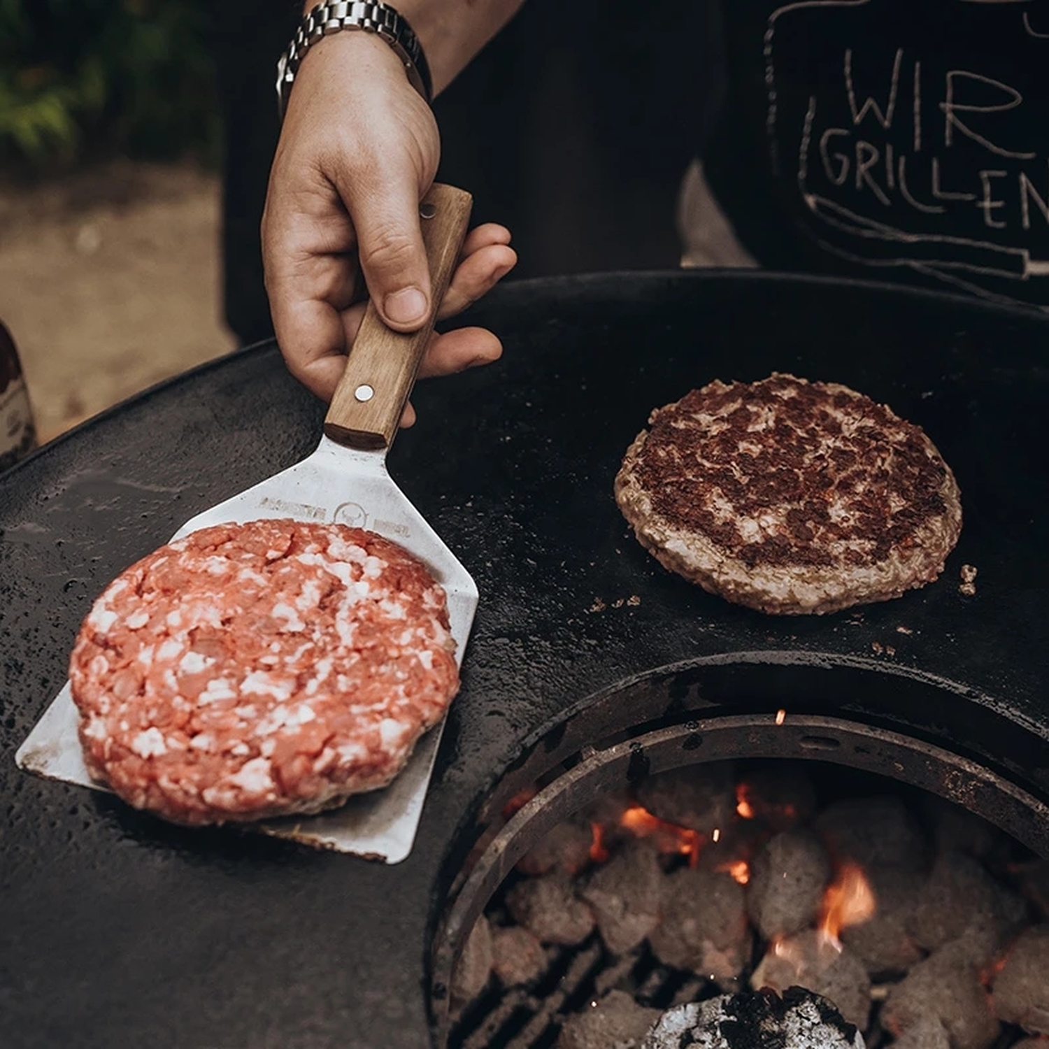 Moesta BBQ Spachtel für Feuerplatten / BBQ Disk