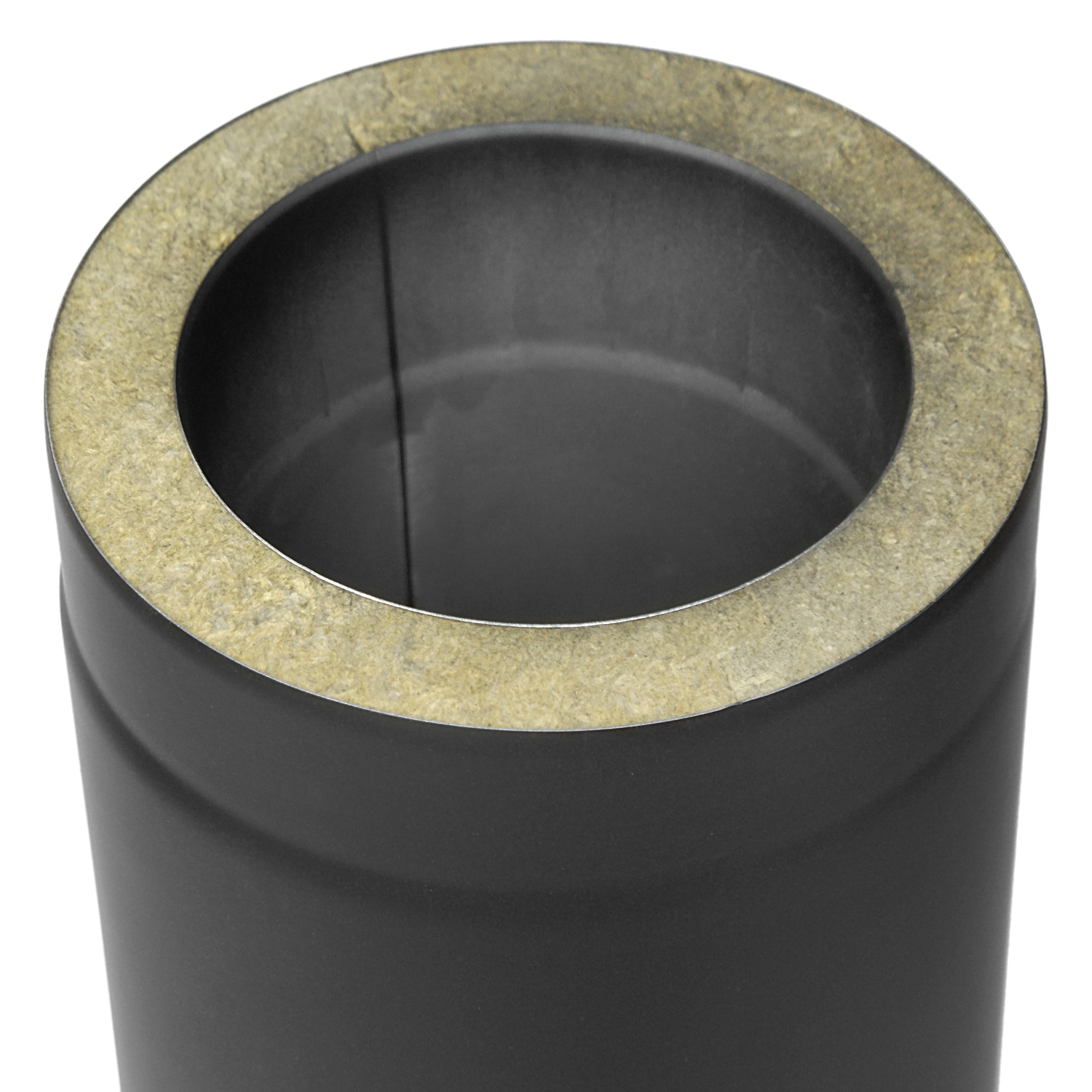 Raik Coltherm Längenelement 150mm schwarz doppelwandig L: 500mm für Rauchrohr / Ofenrohr