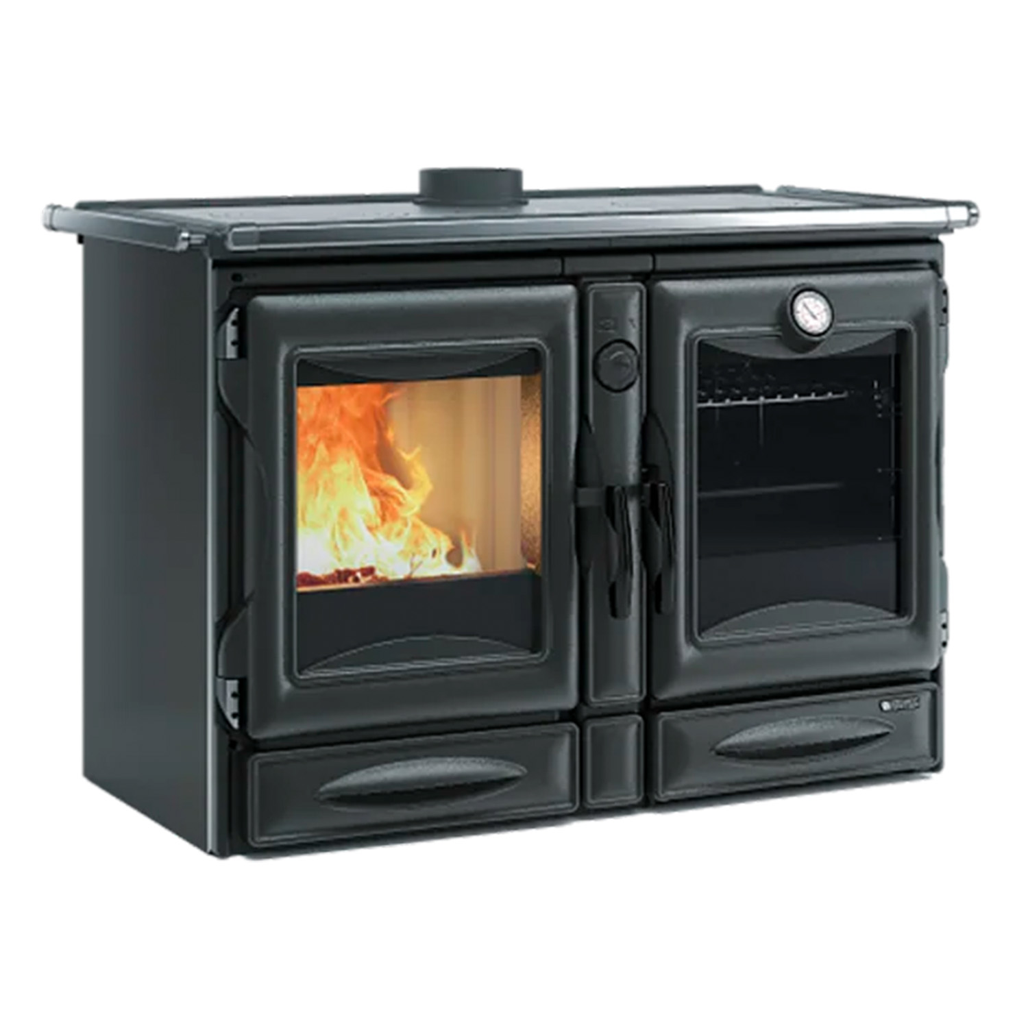 La Nordica Prestige Line Alaska 16 Küchenofen Schwarz Verglast