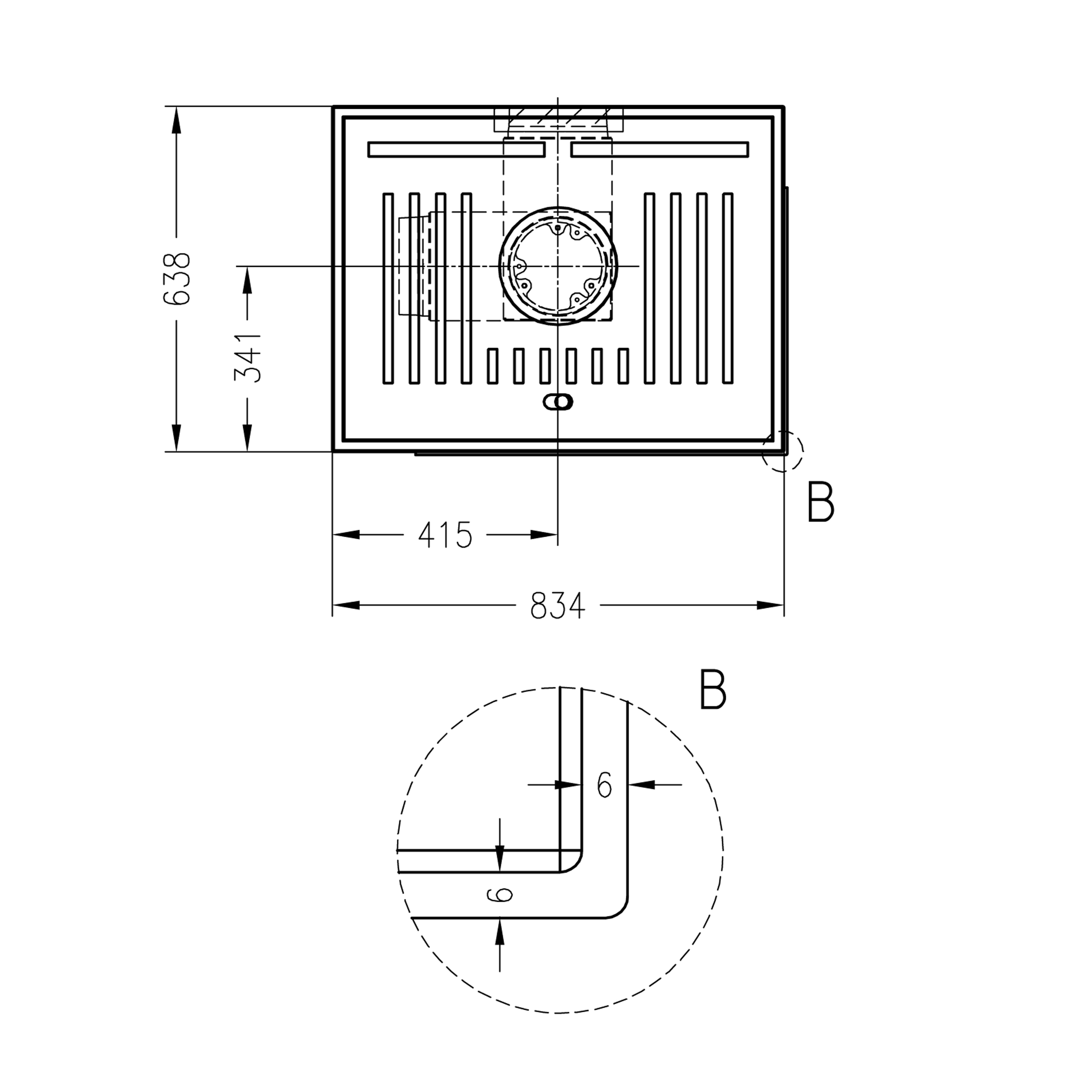 Spartherm wasserführender Kaminbausatz SIM 2/3 Varia 2R 55h-4S H2O Feinbeton