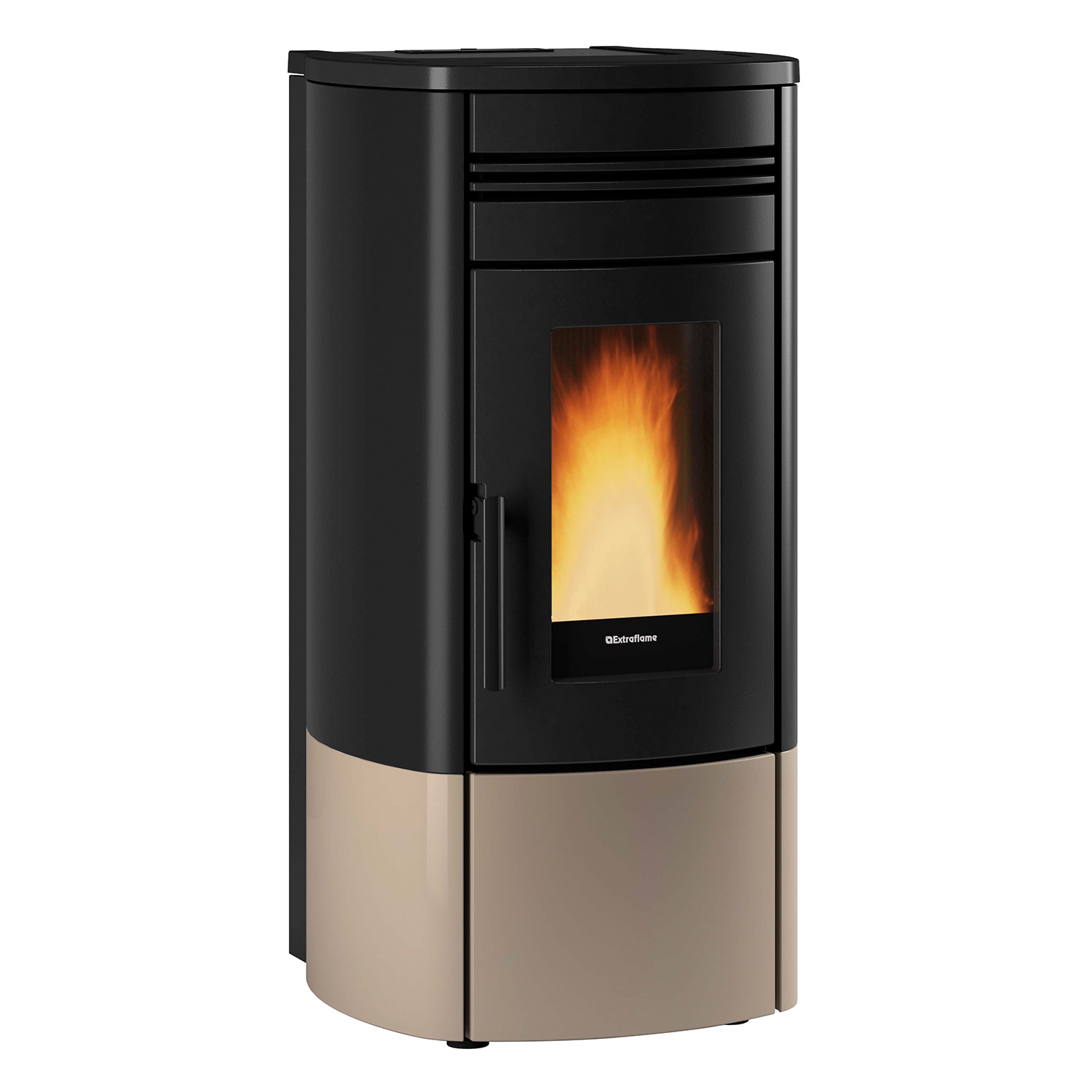 Extraflame Evolution Line Noris Plus Pelletofen Stahl Taubengrau