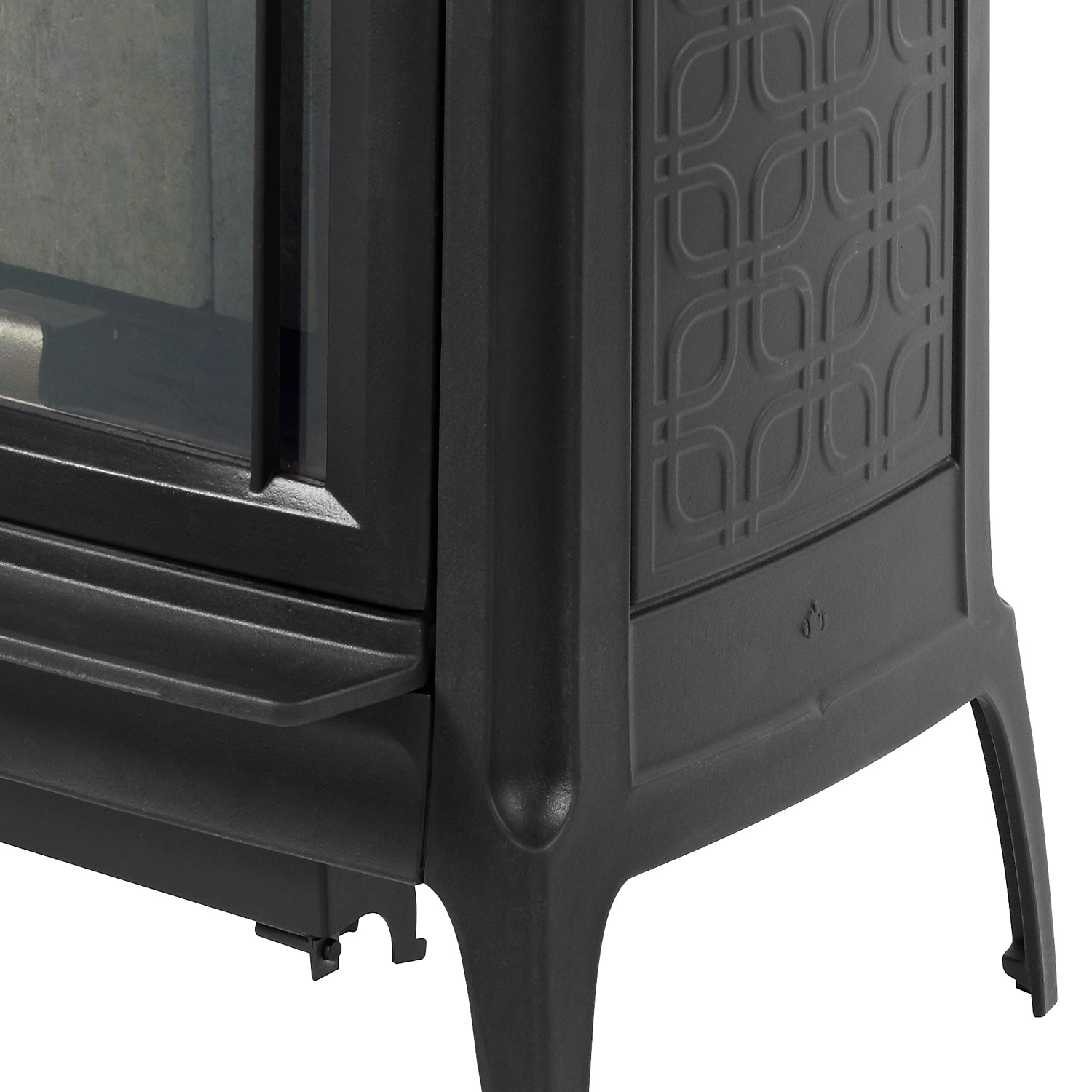 Hergom Manchester Kaminofen Gusseisen Schwarz Hergom Manchester Kaminofen Gusseisen Schwarz