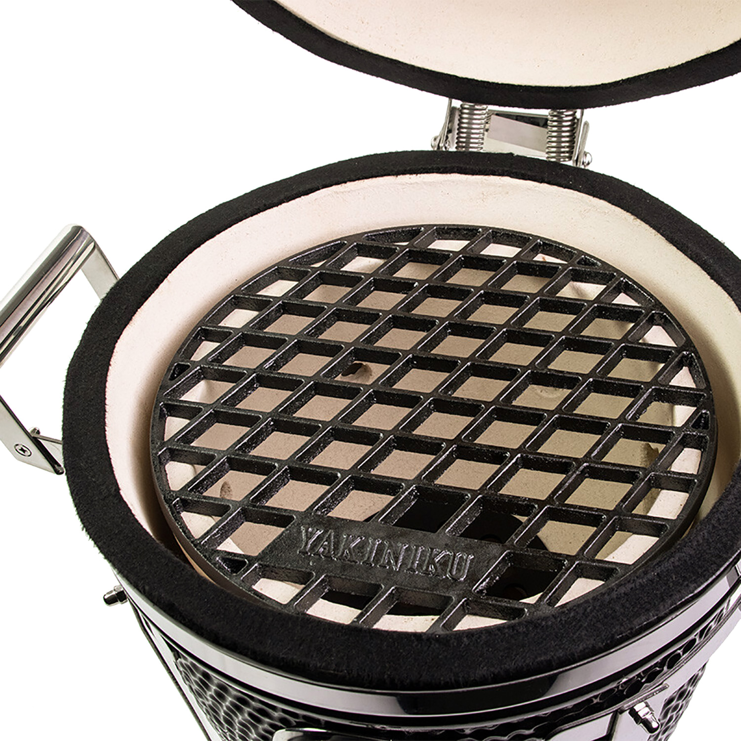 Yakiniku Gusseisenrost mit Logo für Keramik Grill Kamado Compact