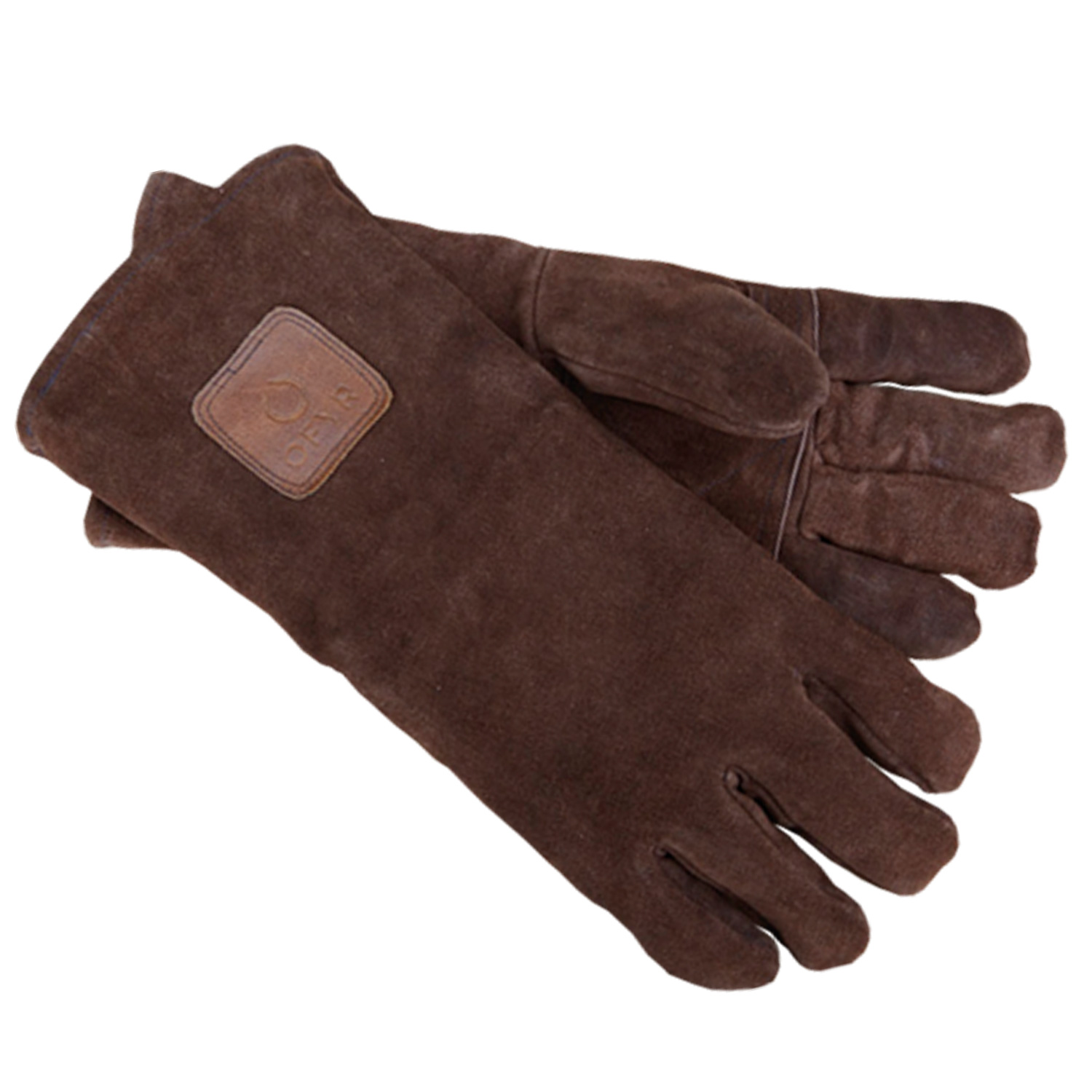 OFYR Grillhandschuhe Wildleder Braun OFYR Grillhandschuhe Wildleder Braun