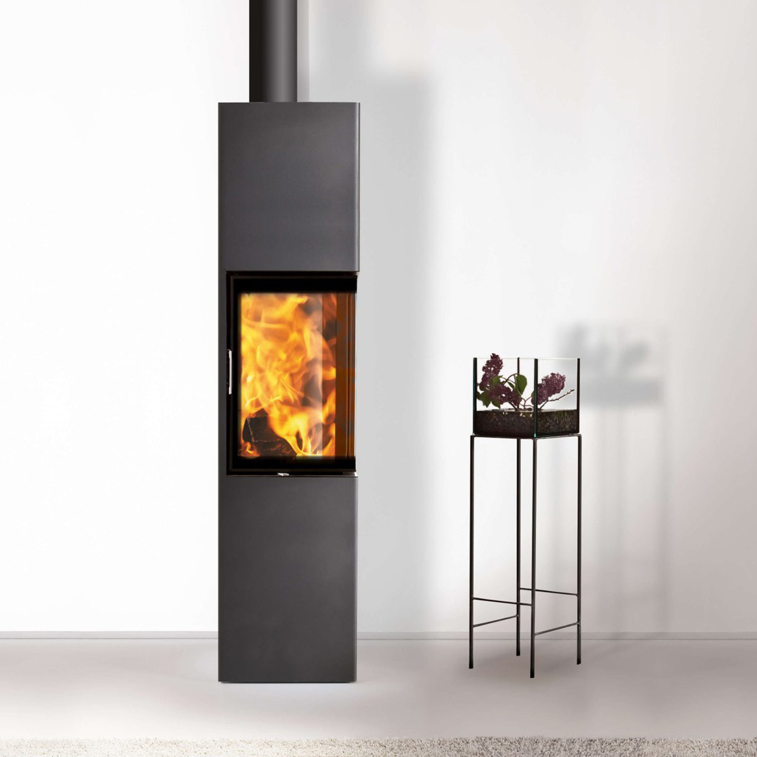 Austroflamm Slim 3.0 Kaminofen Stahl Gussgrau Rechts Austroflamm Slim 3.0 Kaminofen Stahl Gussgrau Rechts