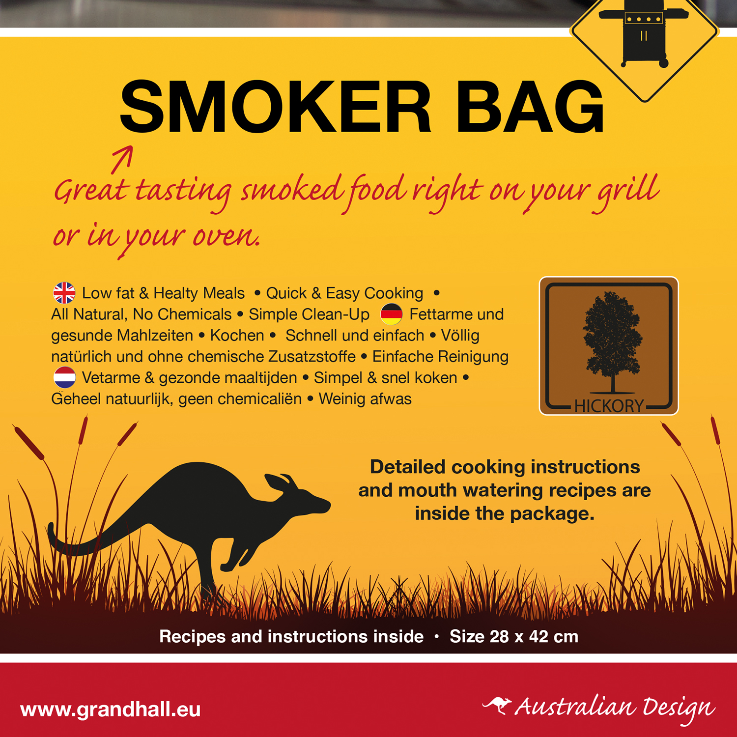 Grandhall Räuchertüte Hickory Grandhall Räuchertüte Hickory