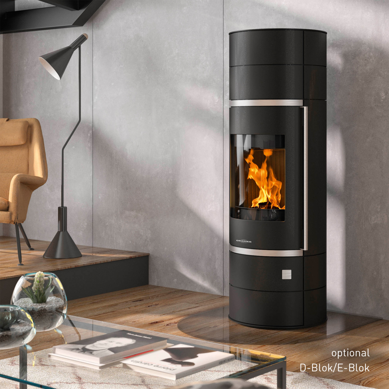 Oranier Ostro (W+) Kaminofen Stahl Schwarz Oranier Ostro (W+) Kaminofen Stahl Schwarz