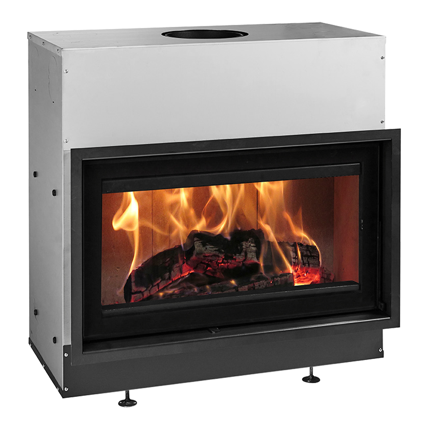 Dovre Vista 802C/V2 Kamineinsatz mit Vermiculit-Platten im Brennraum Dovre Vista 802C/V2 Kamineinsatz mit Vermiculit-Platten im Brennraum