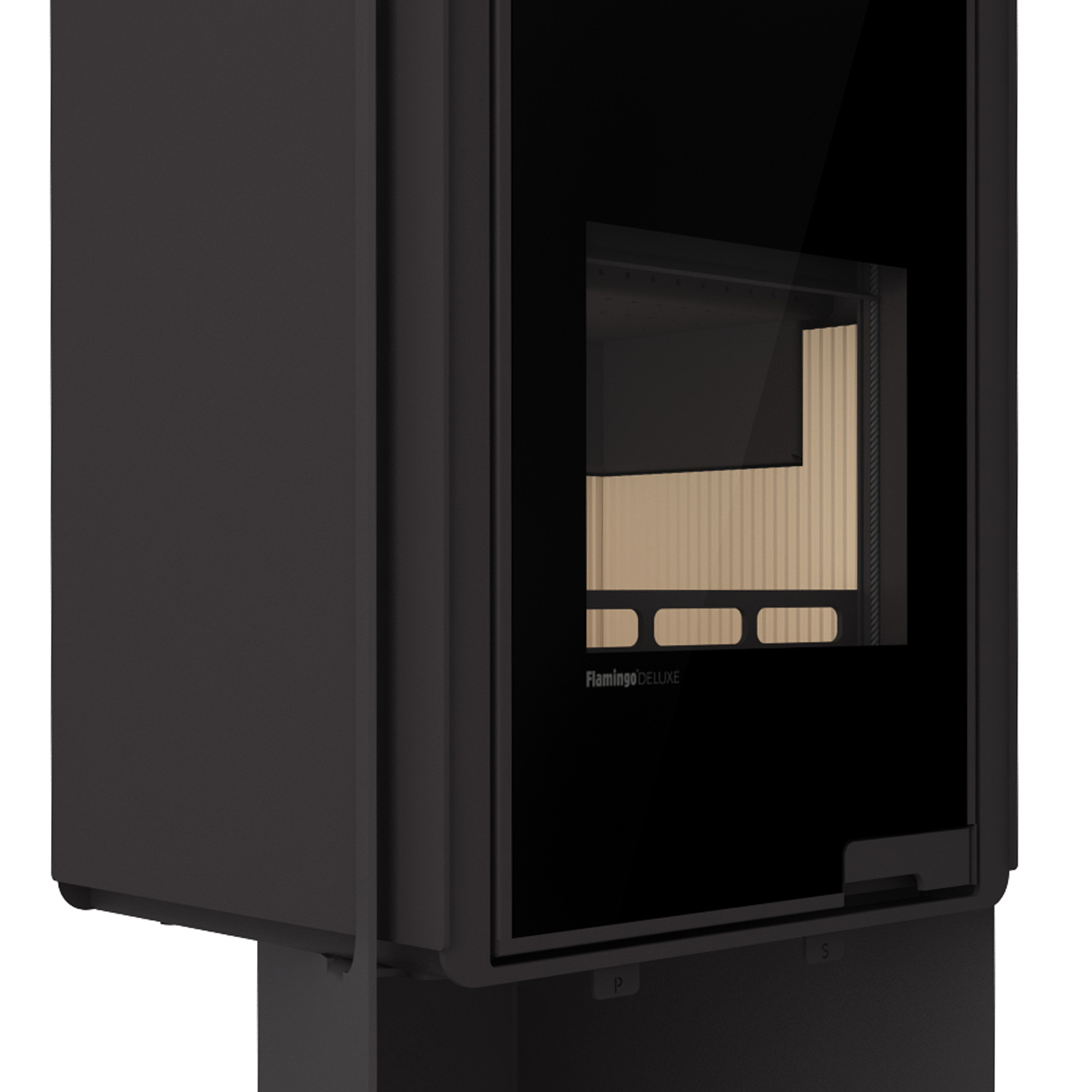 HS Flamingo Deluxe Pulau Kaminofen Schwarz HS Flamingo Deluxe Pulau Kaminofen Schwarz