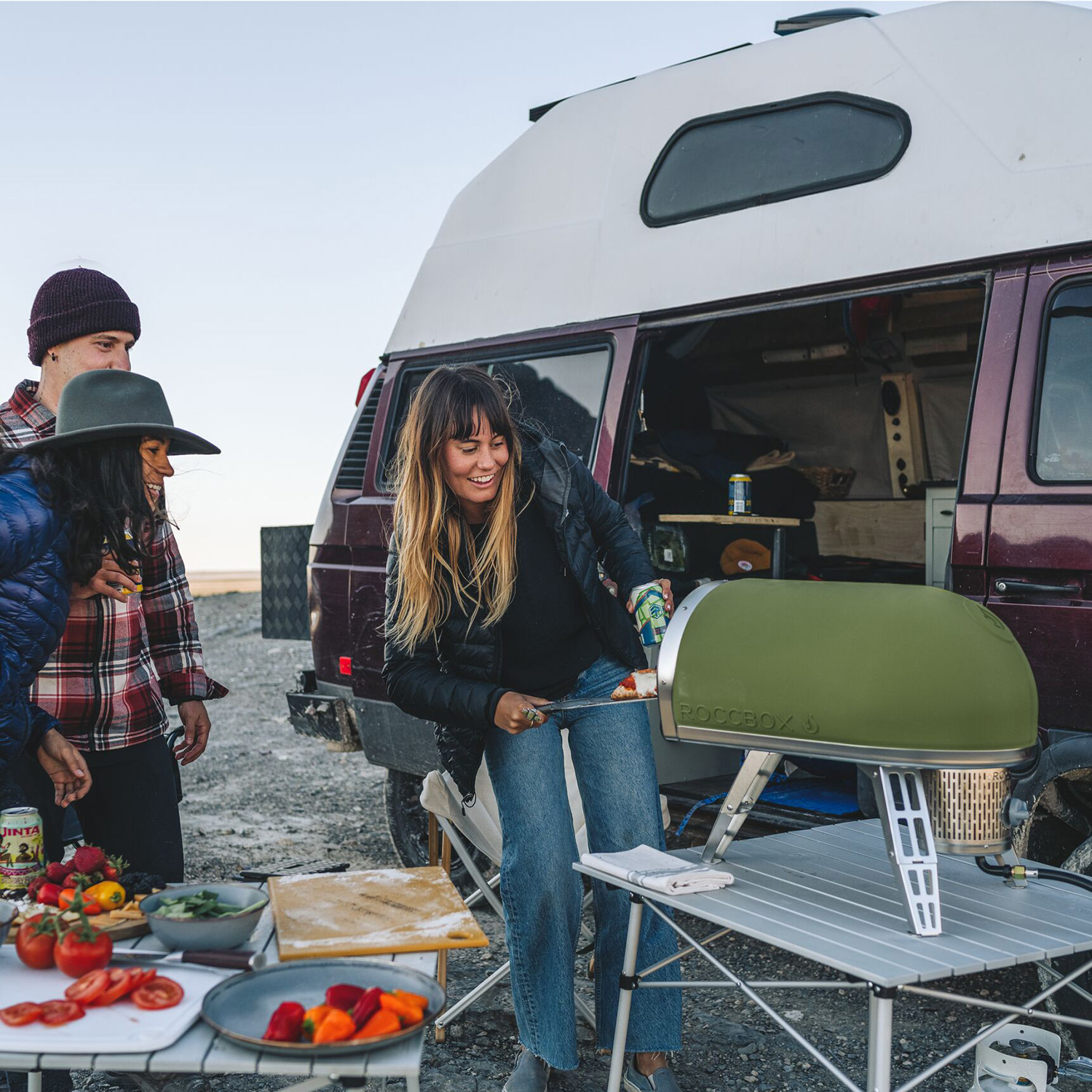 Gozney Roccbox Gas-Pizzaofen Olivgrün Gozney Roccbox Gas-Pizzaofen Olivgrün