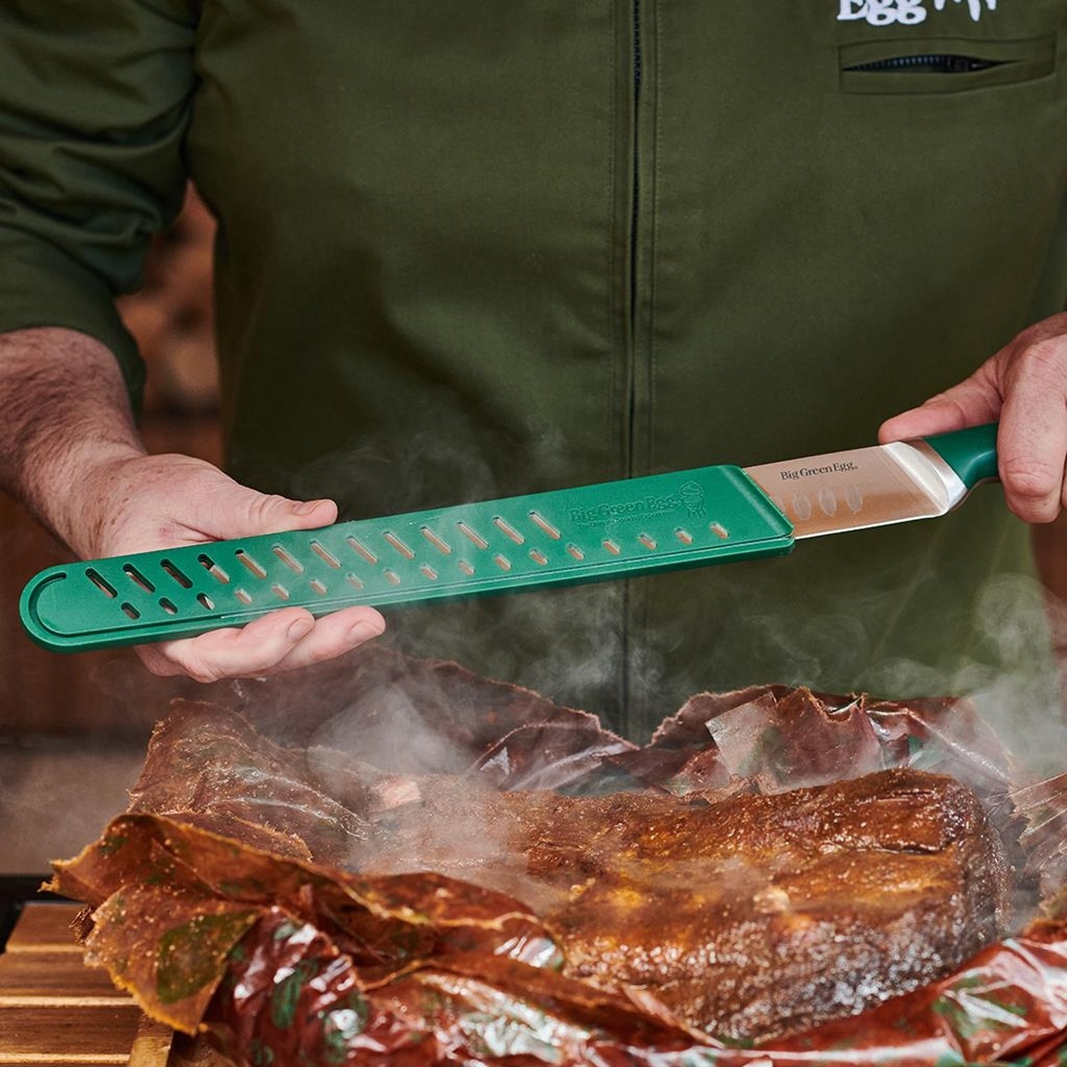Big Green Egg Brisket Messer