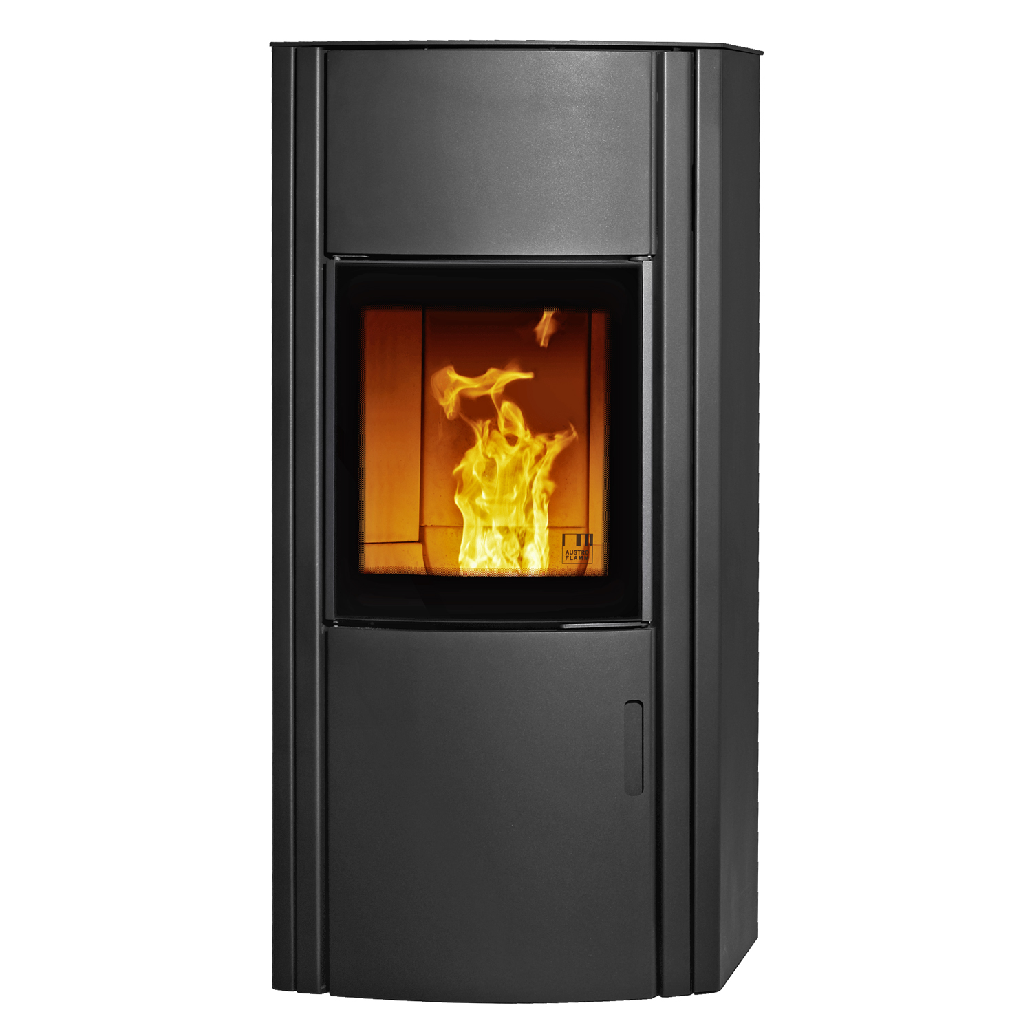 Austroflamm Polly 2.0 Pelletofen Stahl Gussgrau + 450 kg Pellets gratis