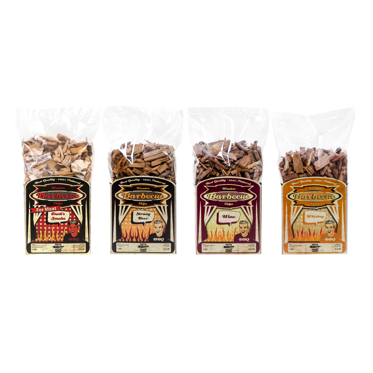 Axtschlag Wood Smoking Chips Devil´s Smoke 1 kg Axtschlag Wood Smoking Chips Devil´s Smoke 1 kg