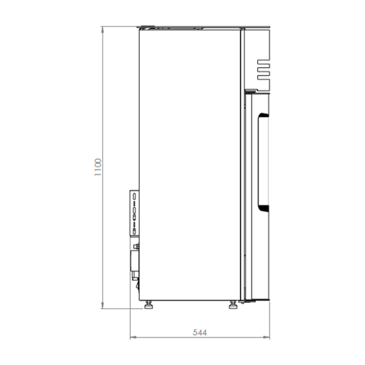 Aduro P1.4 Pelletofen Weiß