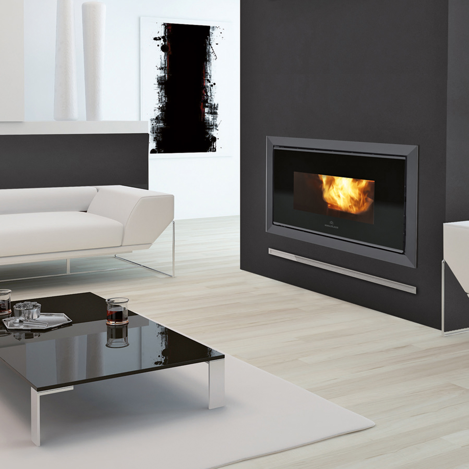 Edilkamin Pellkamin2 12 Pelleteinsatz mit Einfüllrutsche und Air Diffuser Kit Edilkamin Pellkamin2 12 Pelleteinsatz mit Einfüllrutsche und Air Diffuser Kit