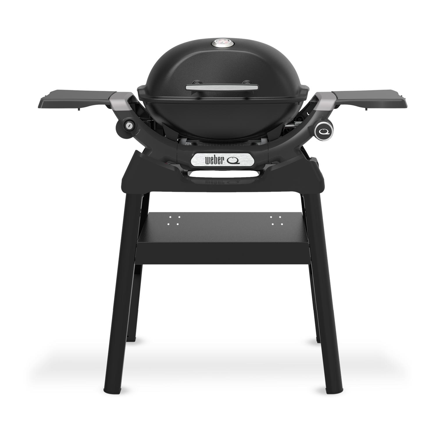Weber Q 1200N Gasgrill mit Stand Black