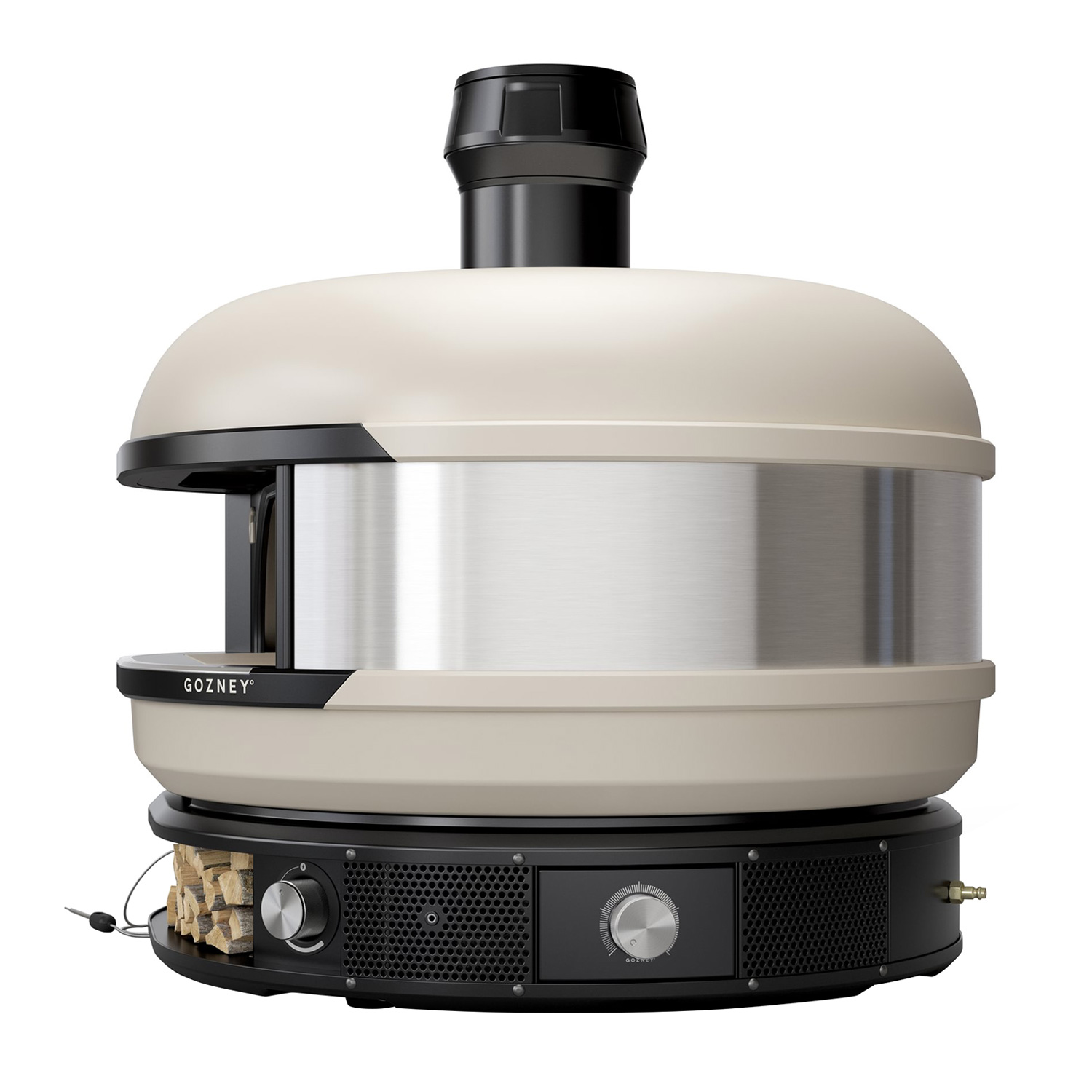 Gozney Dome Dual-Fuel Pizzaofen Creme + Ventura Pizza-Set (4-tlg.) gratis
