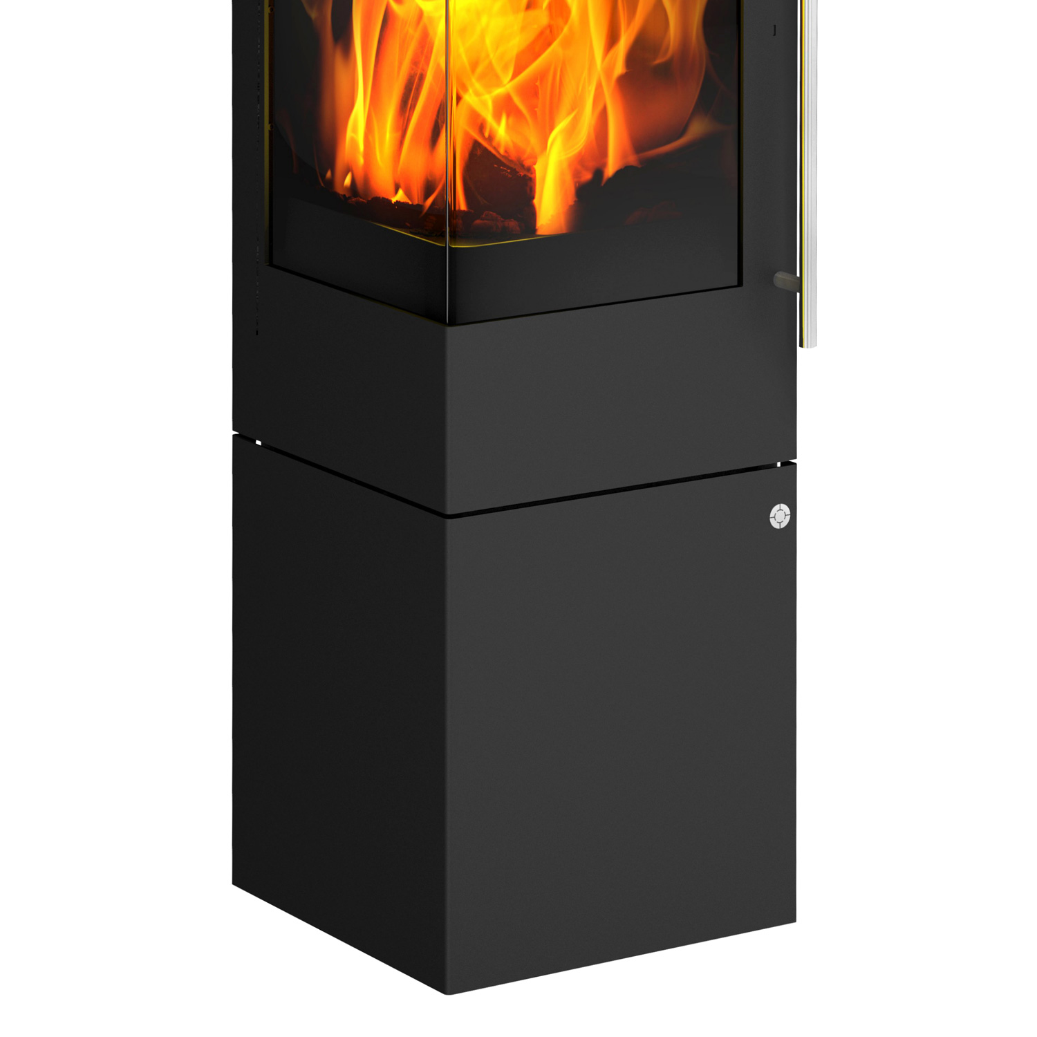 Olsberg Ipala Smart Compact Kaminofen Türanschlag links mit PowerBloc!-Aufsatz Olsberg Ipala Smart Compact Kaminofen Türanschlag links mit PowerBloc!-Aufsatz