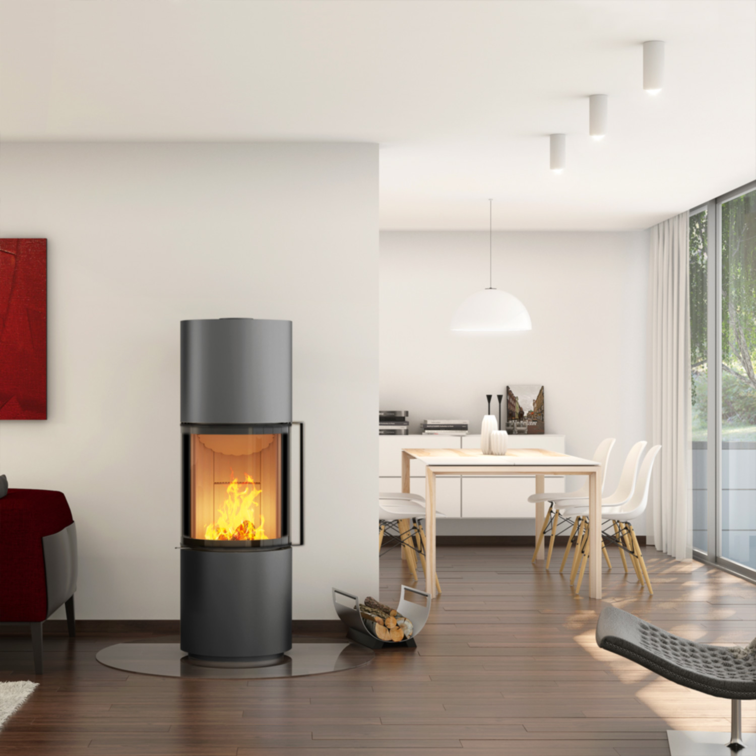 Spartherm Passo S RLU Kaminofen Titan + 1 m³ Kaminholz gratis Spartherm Passo S RLU Kaminofen Titan + 1 m³ Kaminholz gratis