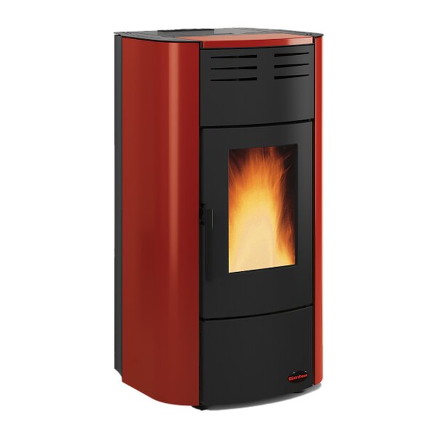 Extraflame RAFFAELLA IDRO H15 5.0.16 - Bordeauxrot wassergeführter Pelletofen