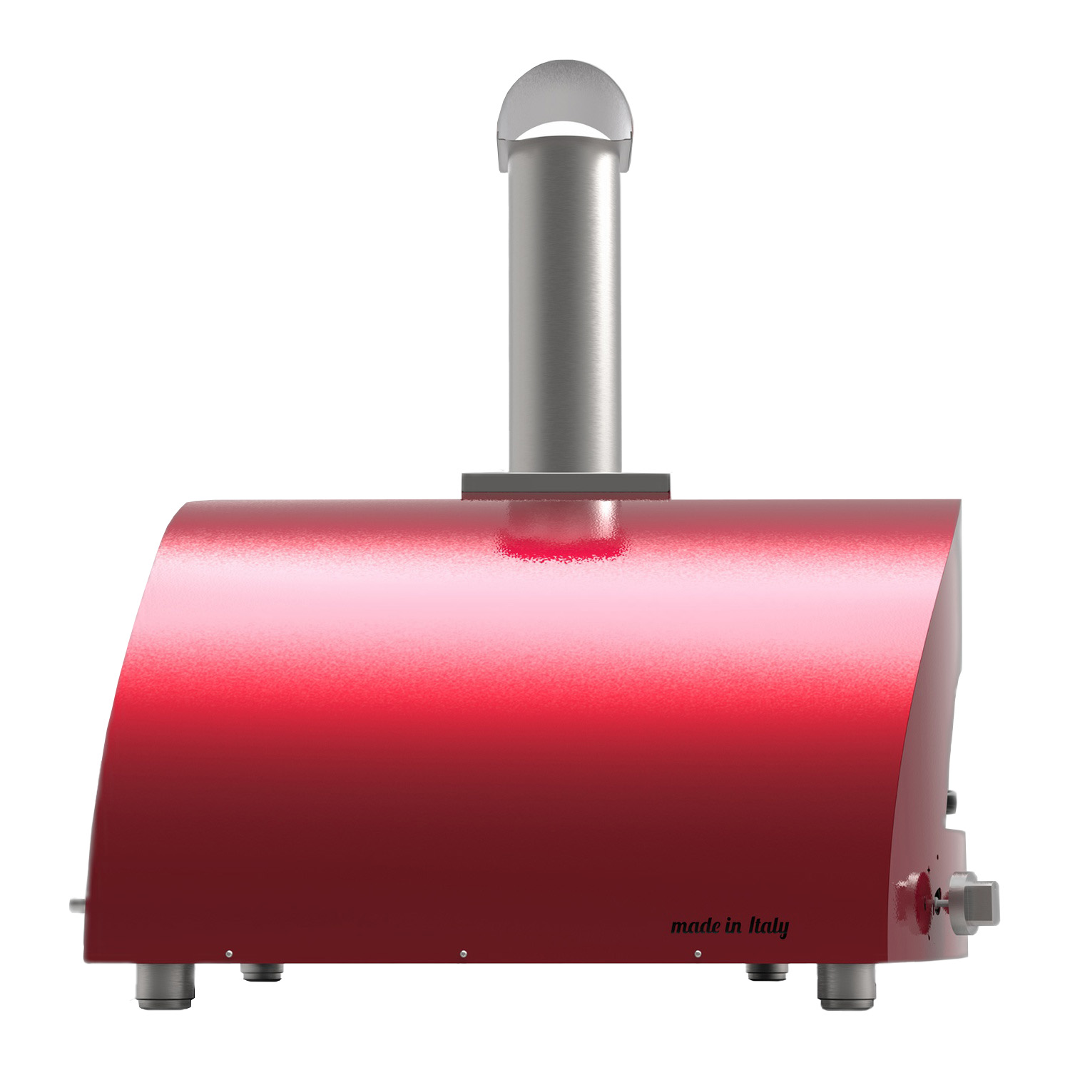 Alfa Moderno 5 Pizze Pizzaofen Hybrid Antik Rot