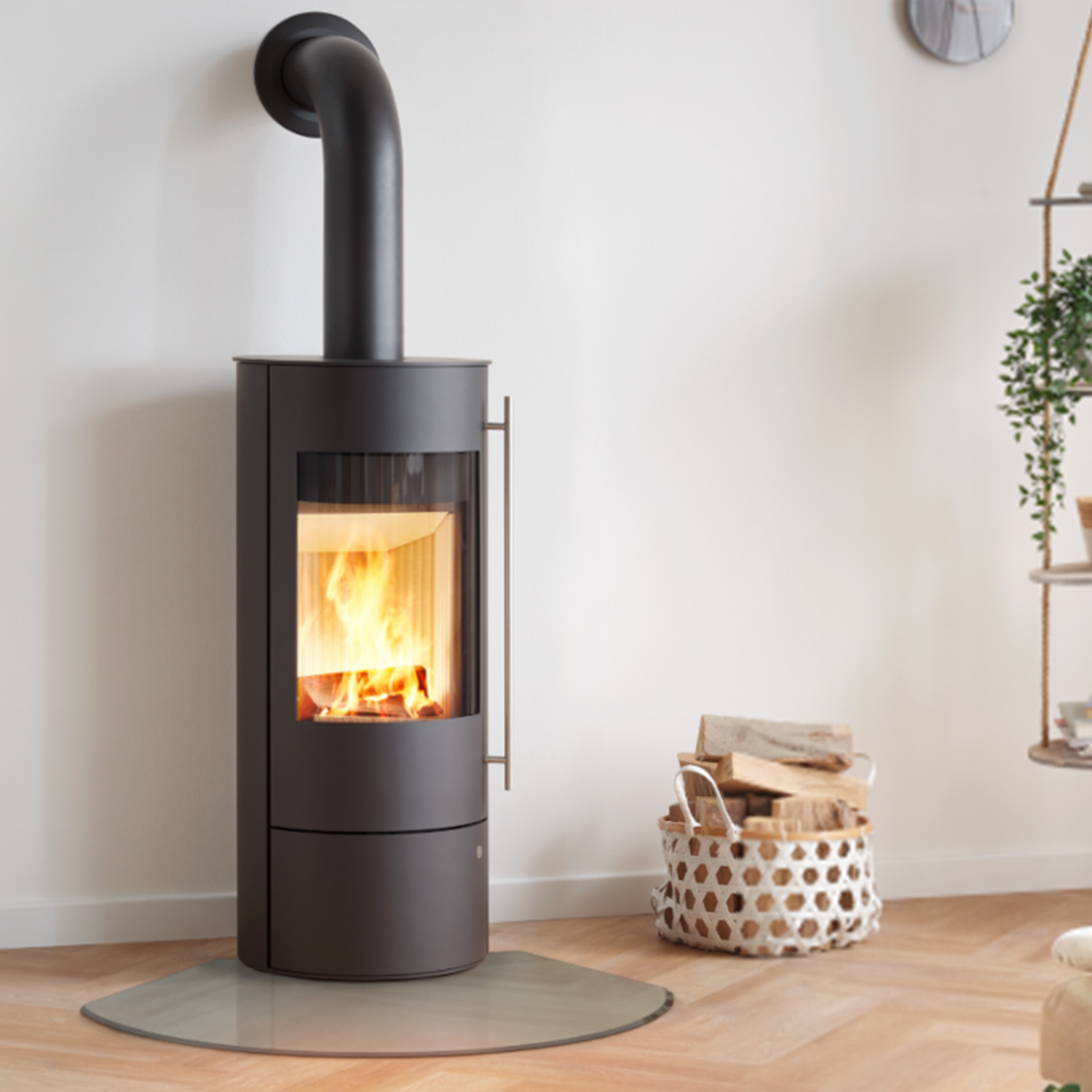 Olsberg Muna Kaminofen Stahl Schwarz