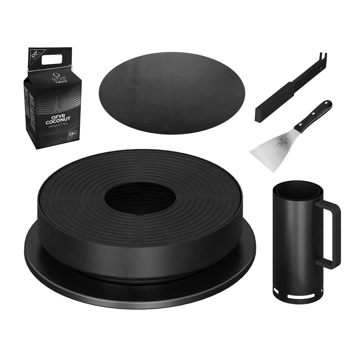 OFYR Tabl'O Tischgrill Stahl Schwarz - Starterset OFYR Tabl'O Tischgrill Stahl Schwarz - Starterset