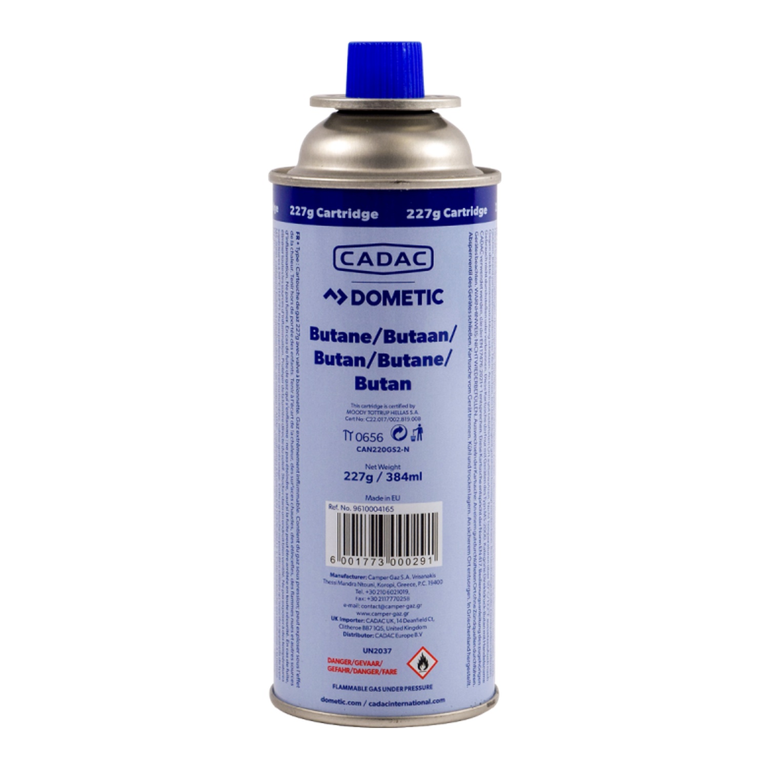 Cadac Gaskartusche 227g mit Bayonetanschluss Cadac Gaskartusche 227g mit Bayonetanschluss