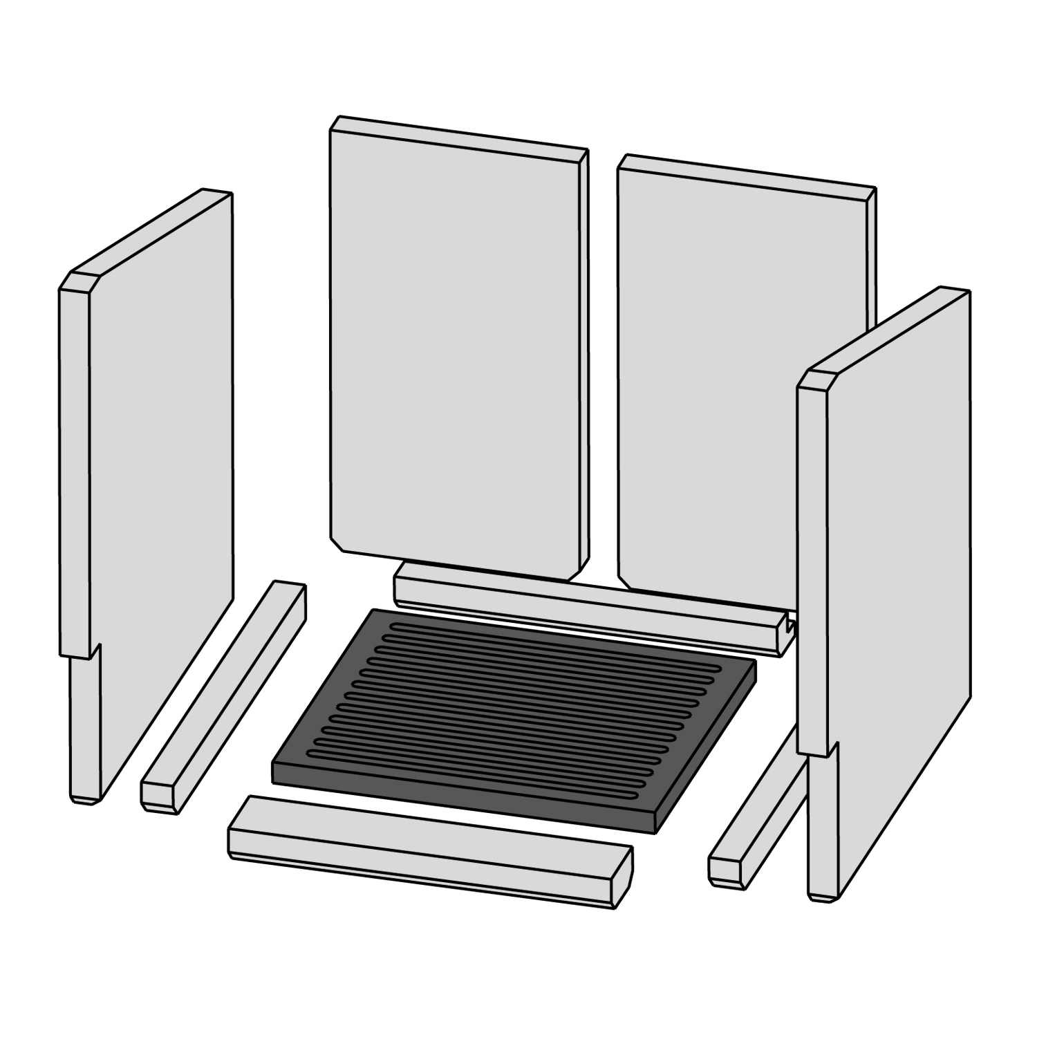 Kaminofen wasserführend Schmitzker Marbella Compact schwarz Kaminofen wasserführend Schmitzker Marbella Compact schwarz