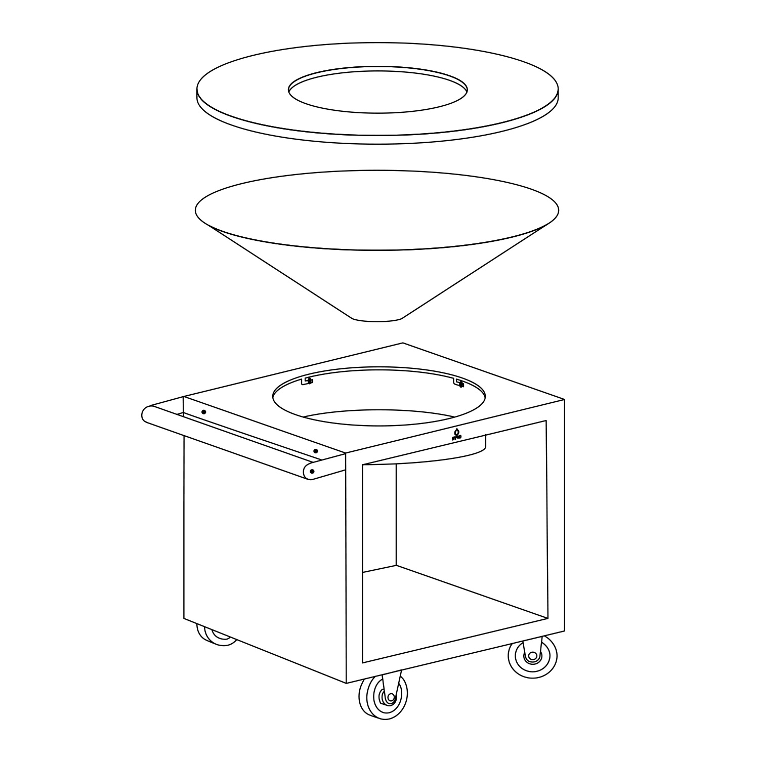 OFYR Classic Storage Corten 100 PRO Grill & Feuerstelle OFYR Classic Storage Corten 100 PRO Grill & Feuerstelle