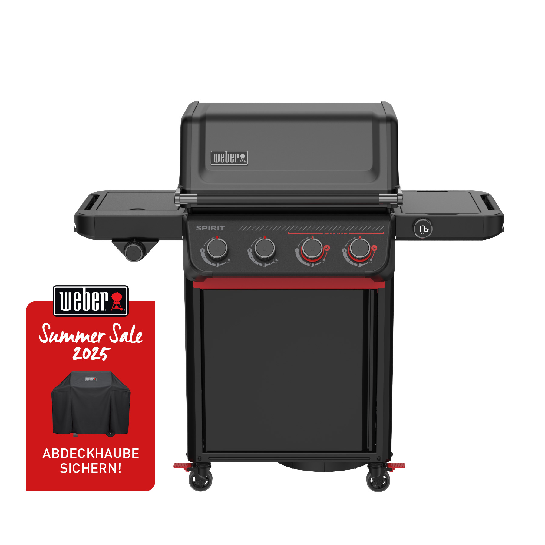 Weber SPIRIT EP-435R Gasgrill Stealth Edition mit Drehspieß