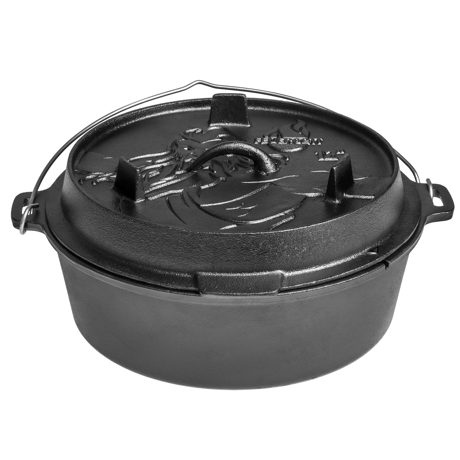 UPGRATE BBQ Chef Board passend für Weber GBS System im Set mit Feuergott Dutch Oven 6l