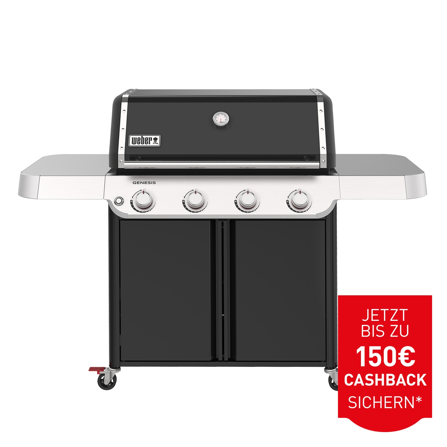 Weber Genesis E-315 Gas-Grillstation Schwarz
