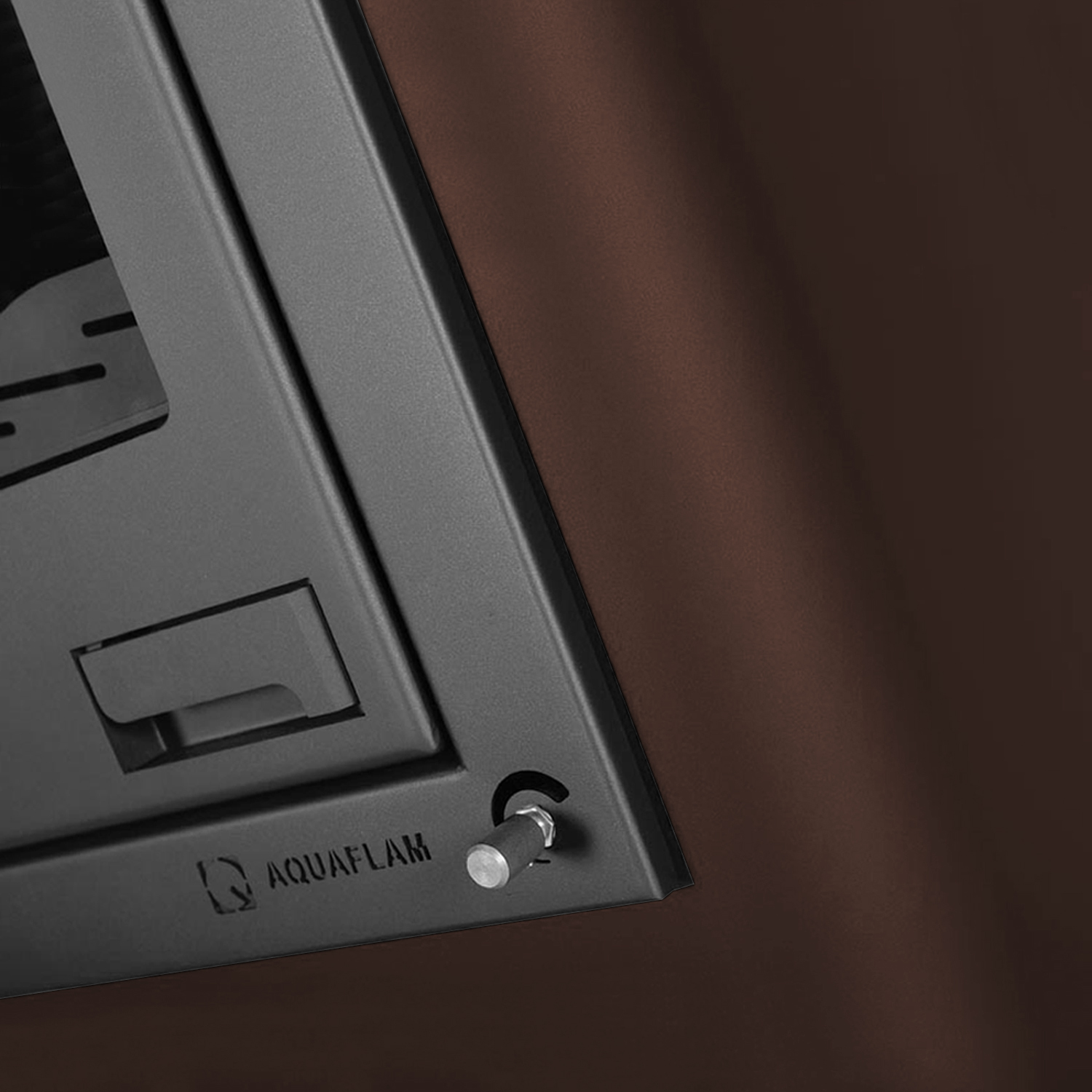 Aquaflam 17 Automatic Wasserführender Kaminofen Brown