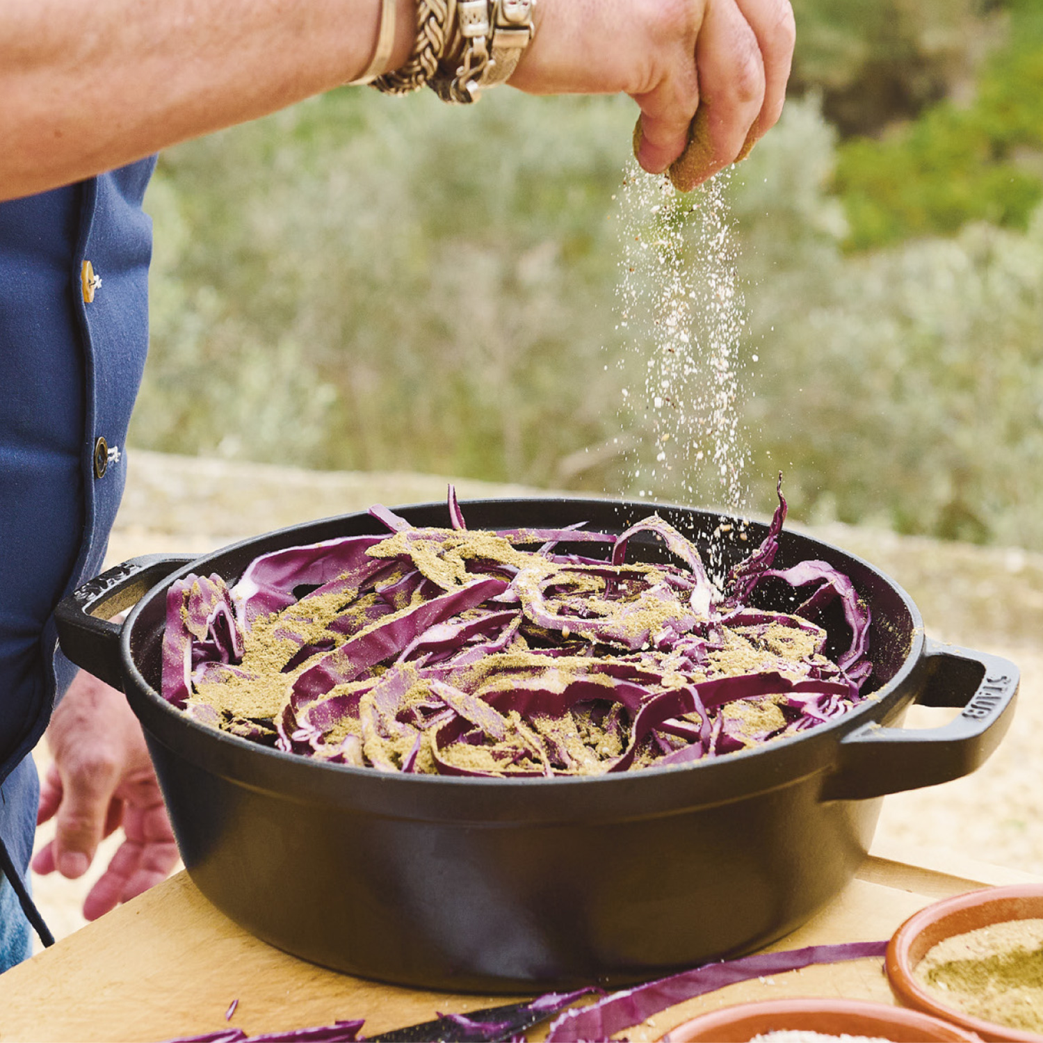 OFYR Staub Kasserollen-Set aus Gusseisen