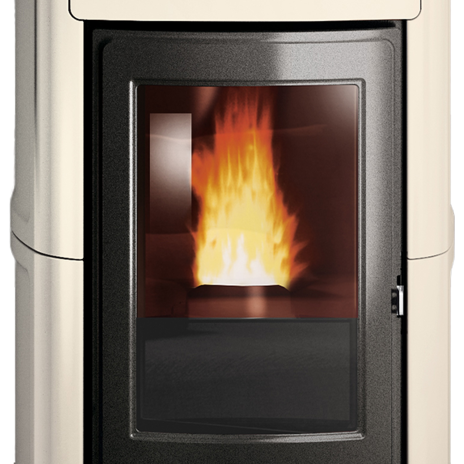 Edilkamin Kira2 H 22 Up wasserführender Pelletofen Keramik Pergament inkl. Kit R-FX
